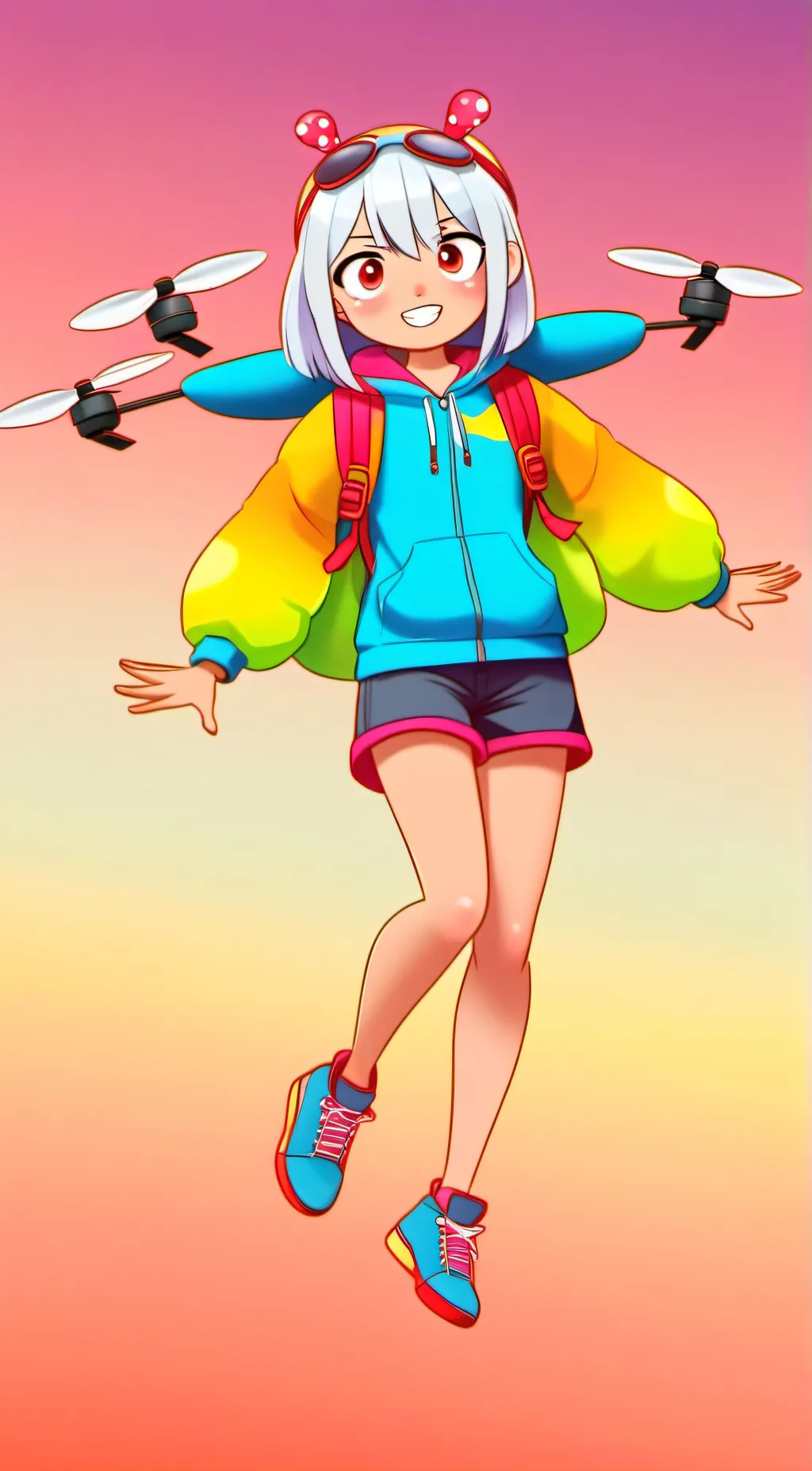 ai character: Luna background