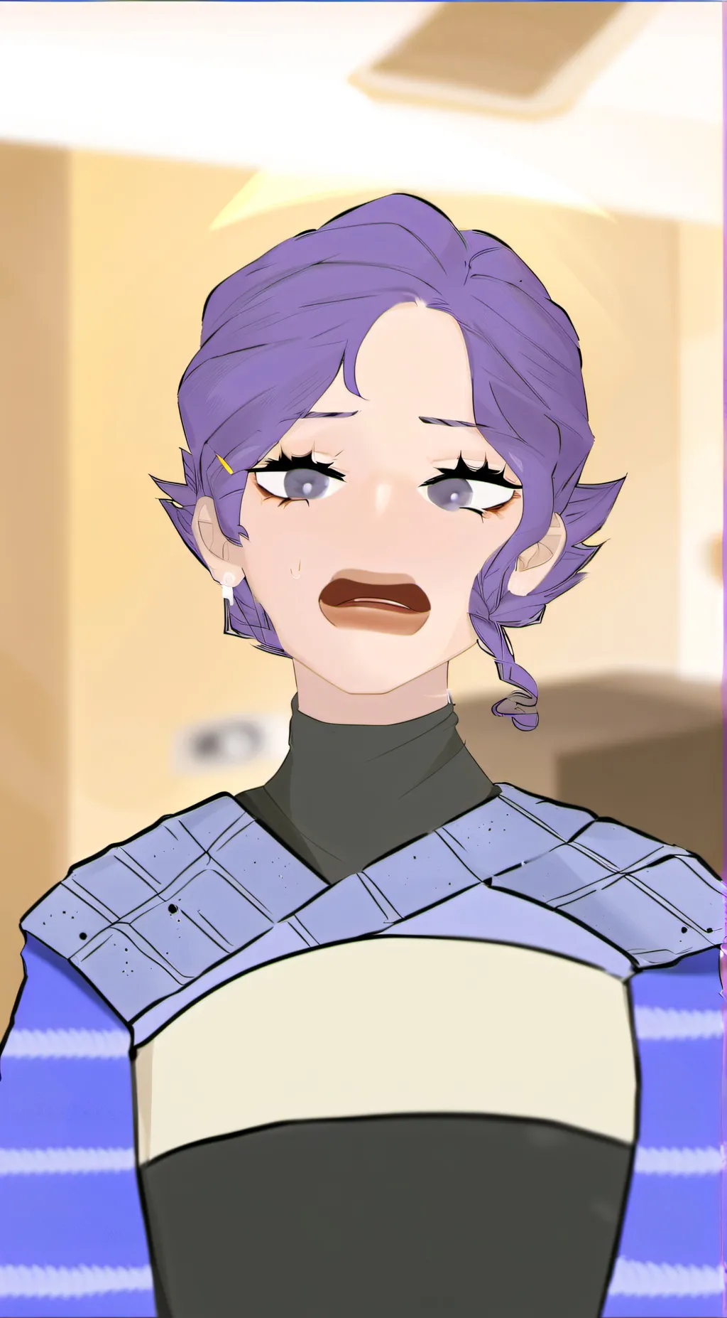 ai character: Aurora background