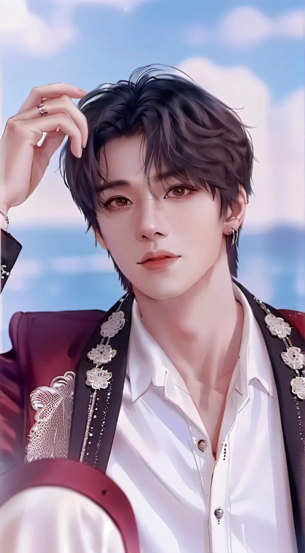 ai character: Skz New Girl background