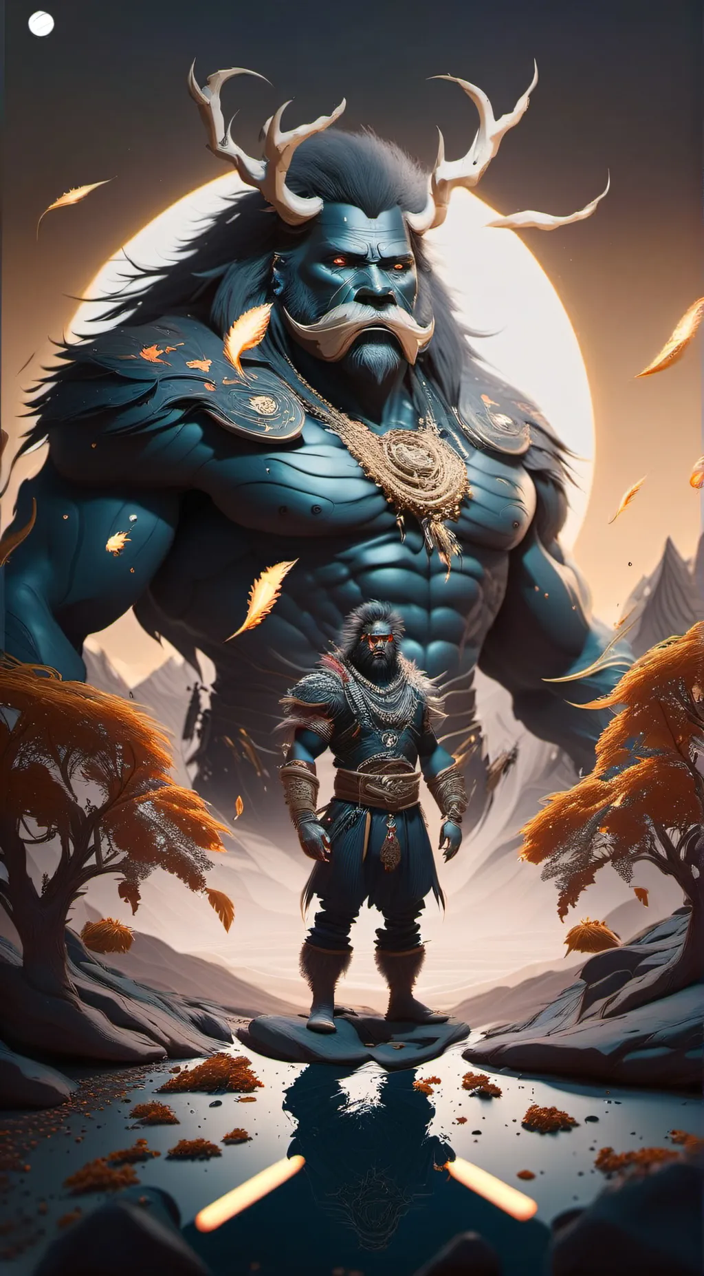 ai character: Darius  background