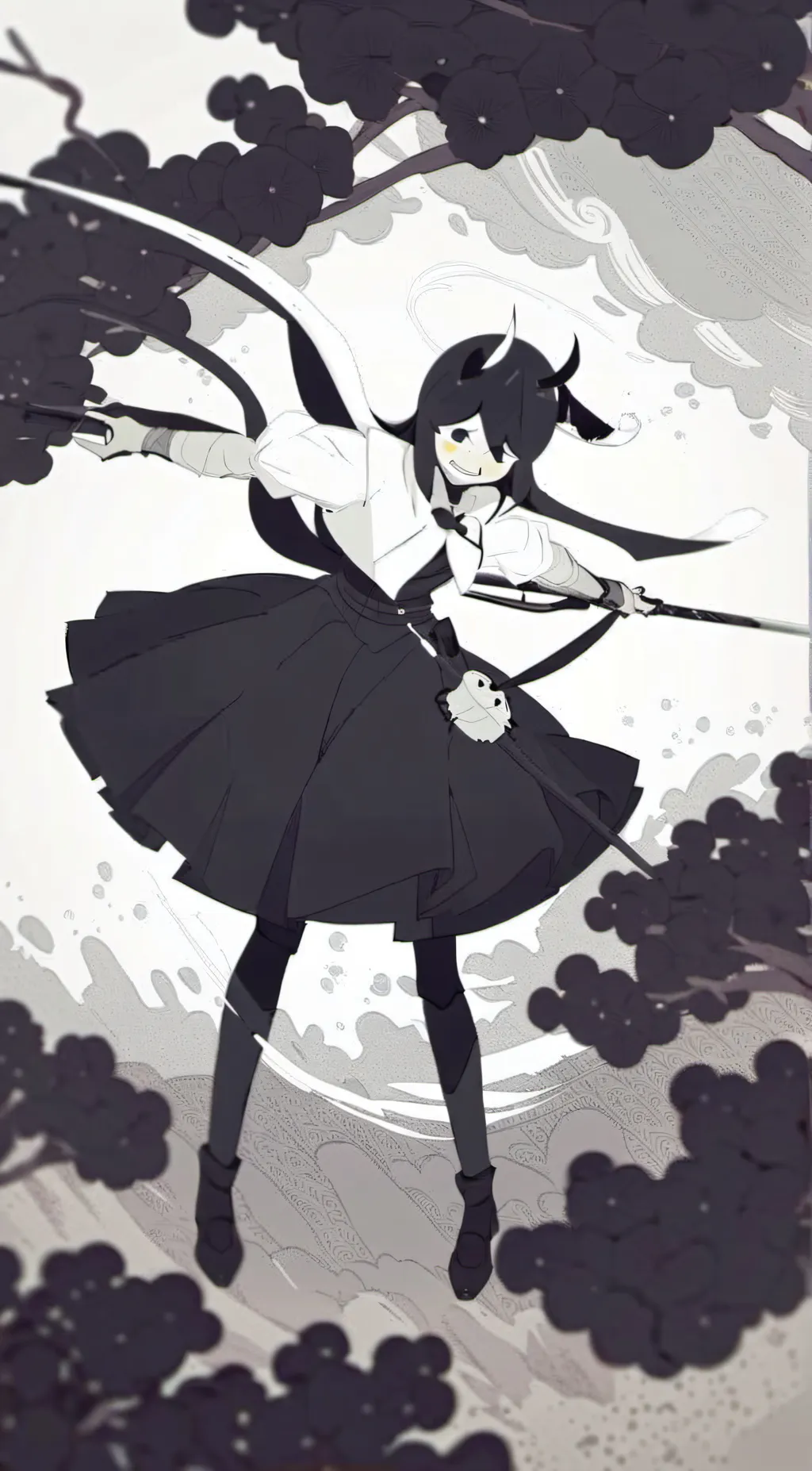 ai character: Miss Circle background