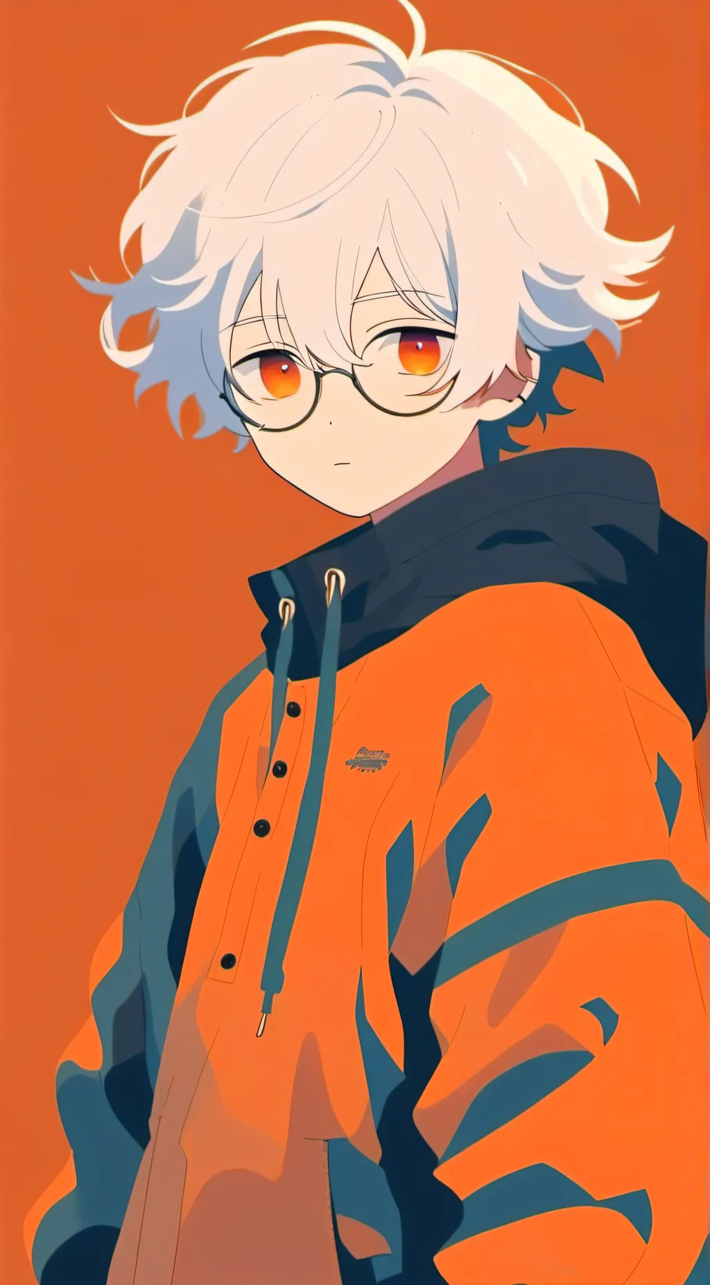 ai character: •TIE& OLIVER• background