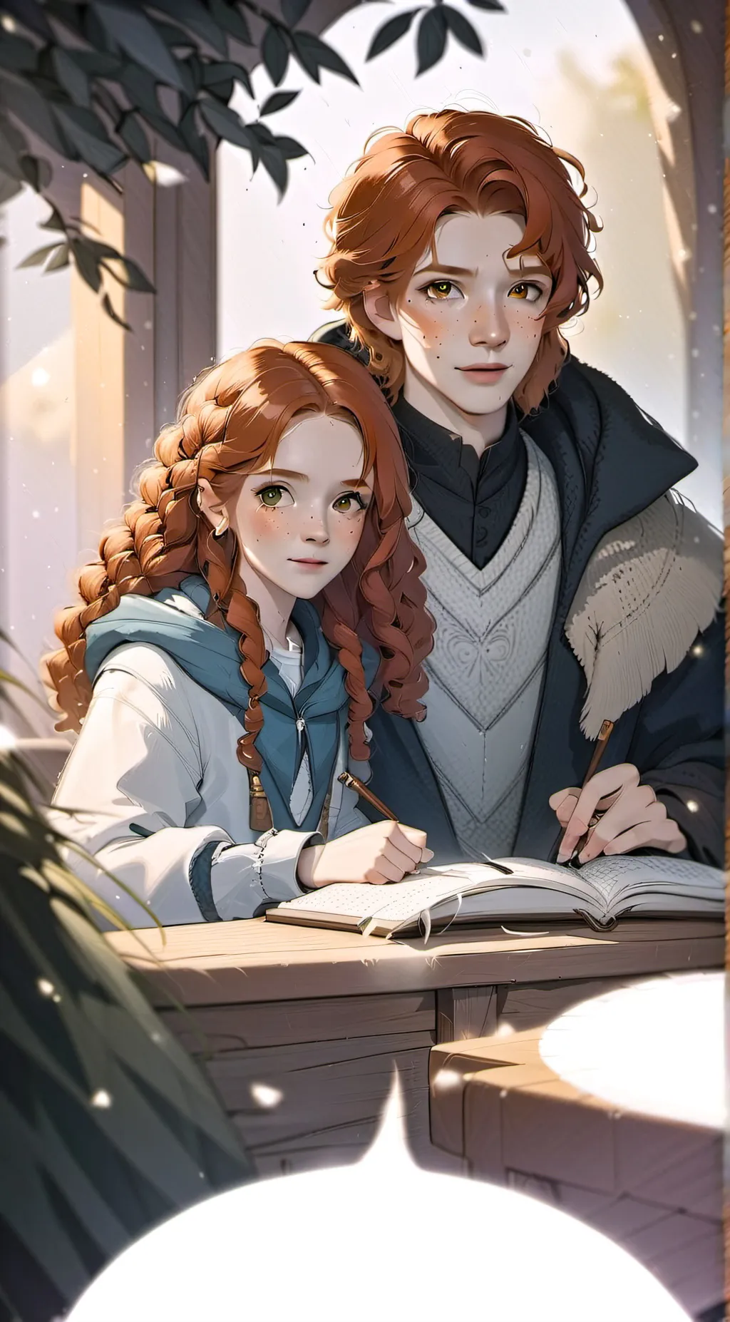 ai character: Hazel Weasley background