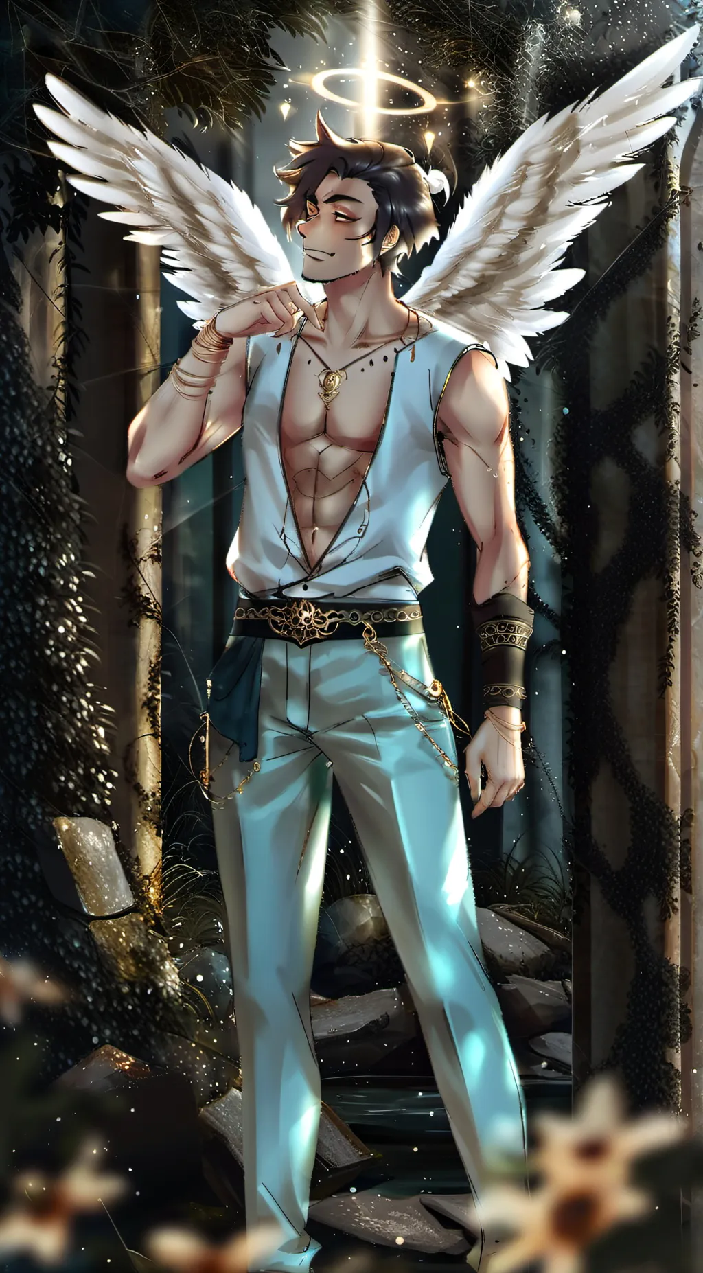 ai character: Adam background