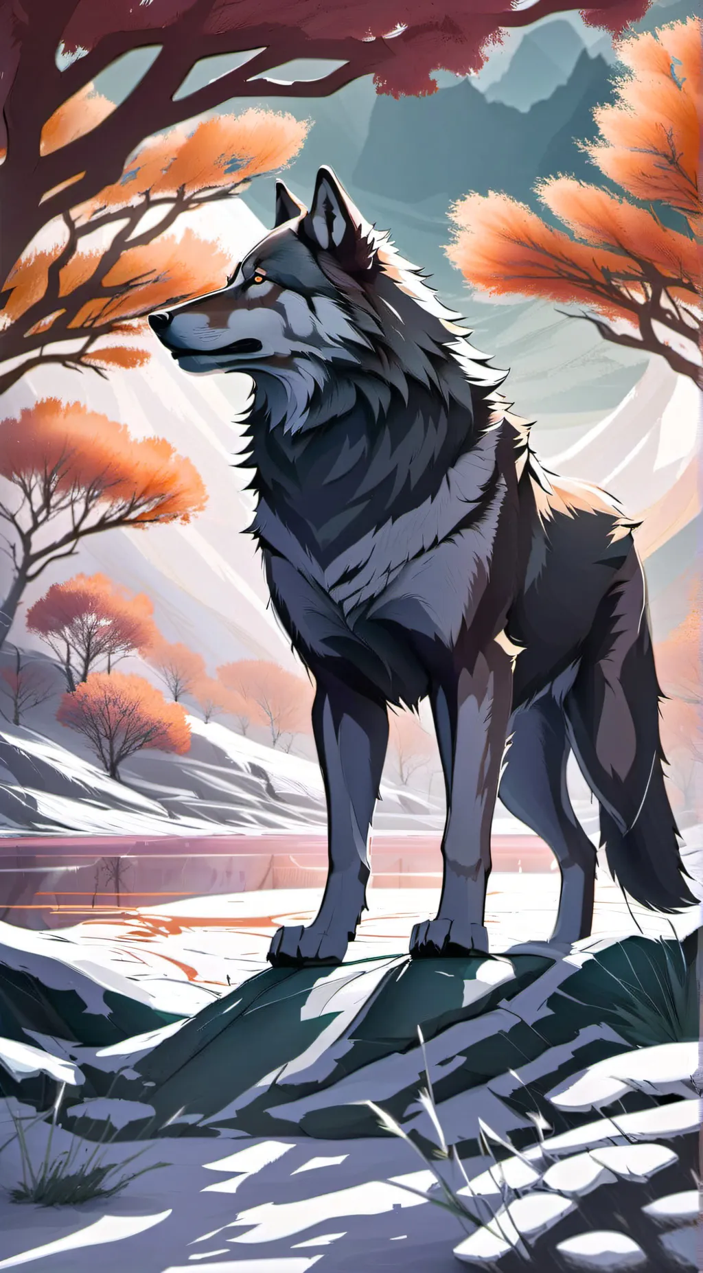 ai character: Leon background