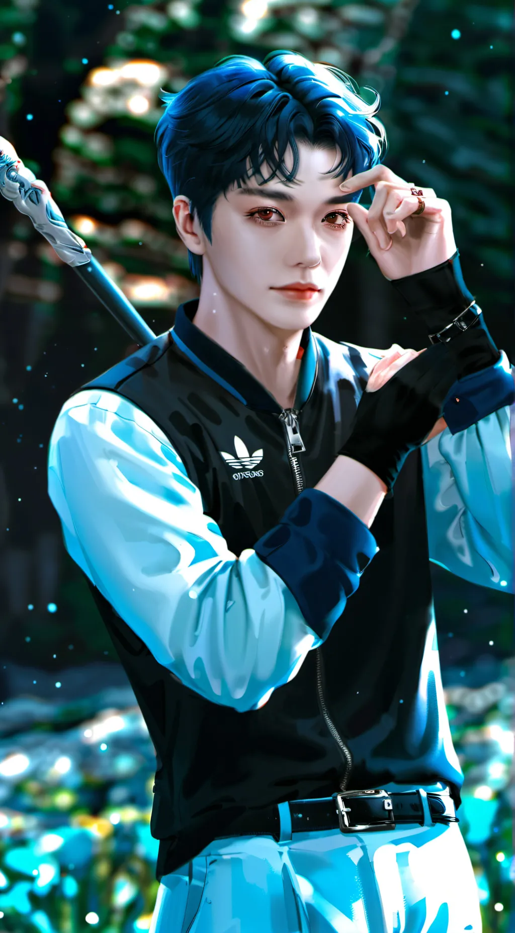 ai character: Leo background