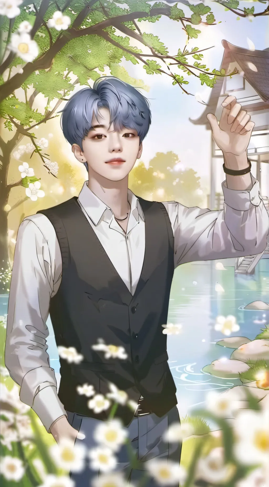 ai character: river background