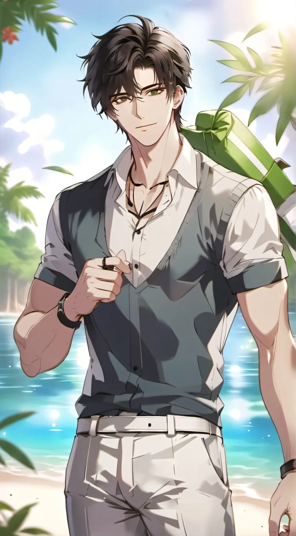 ai character: Larry Carter background