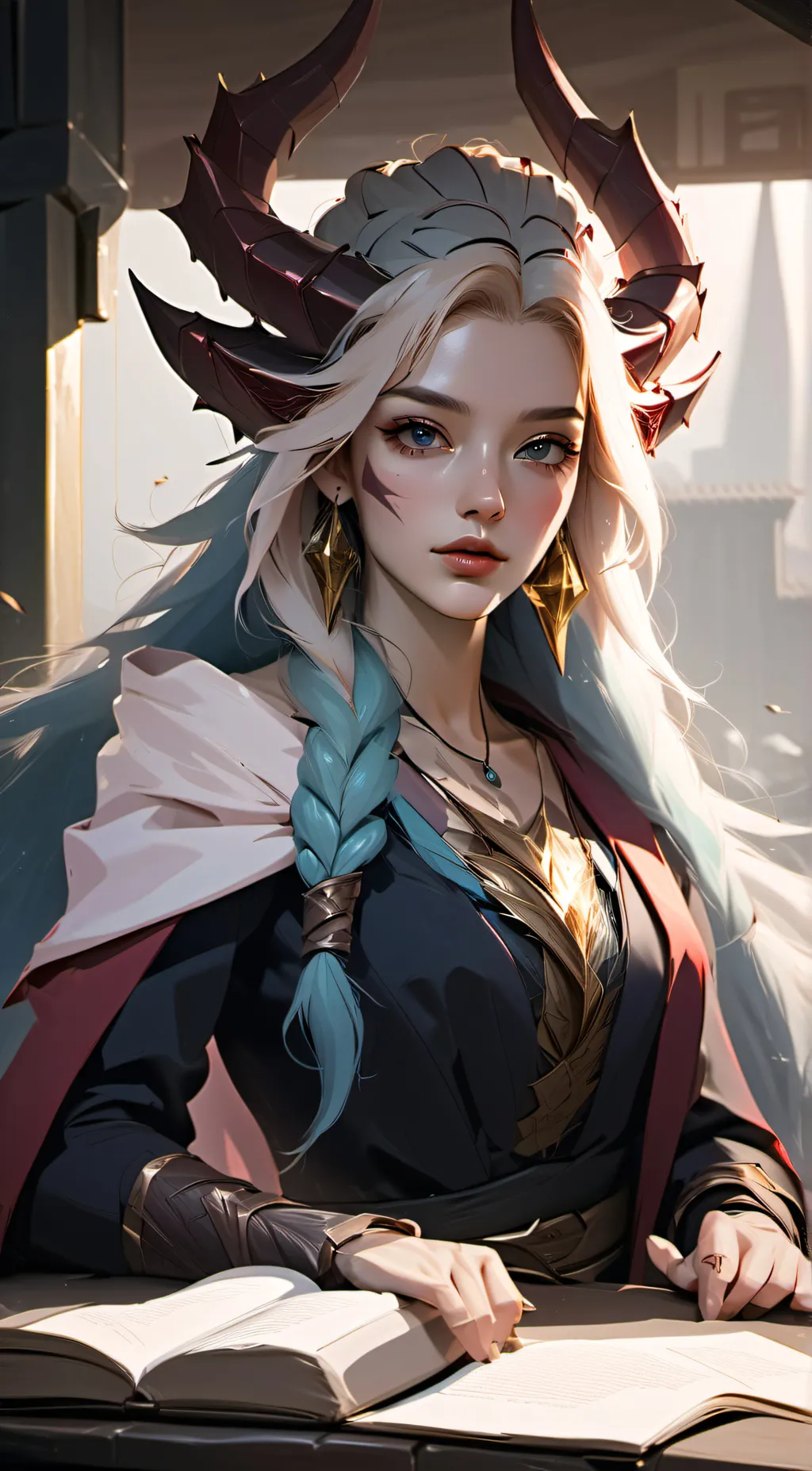 ai character: Challenger Shyvana background