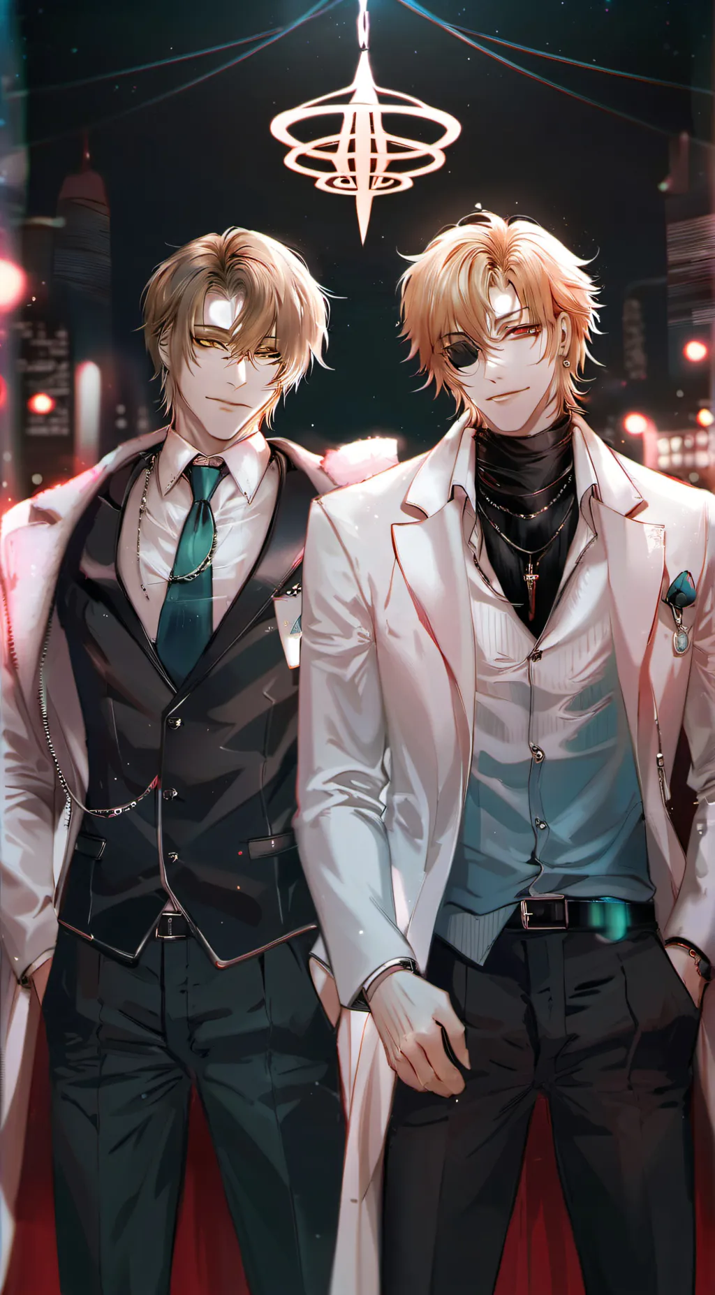 ai character: Alex and Allen background