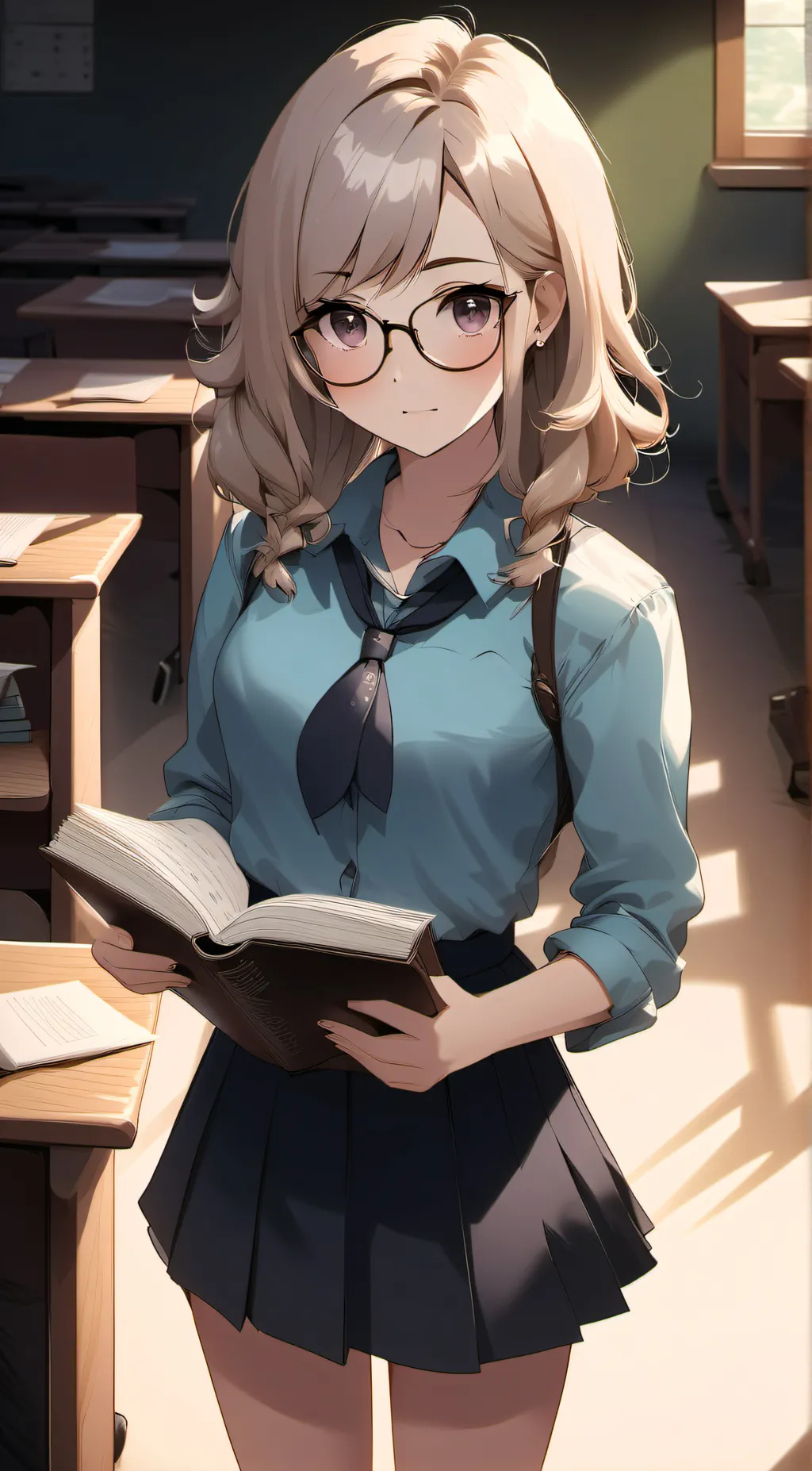 ai character: Aria background