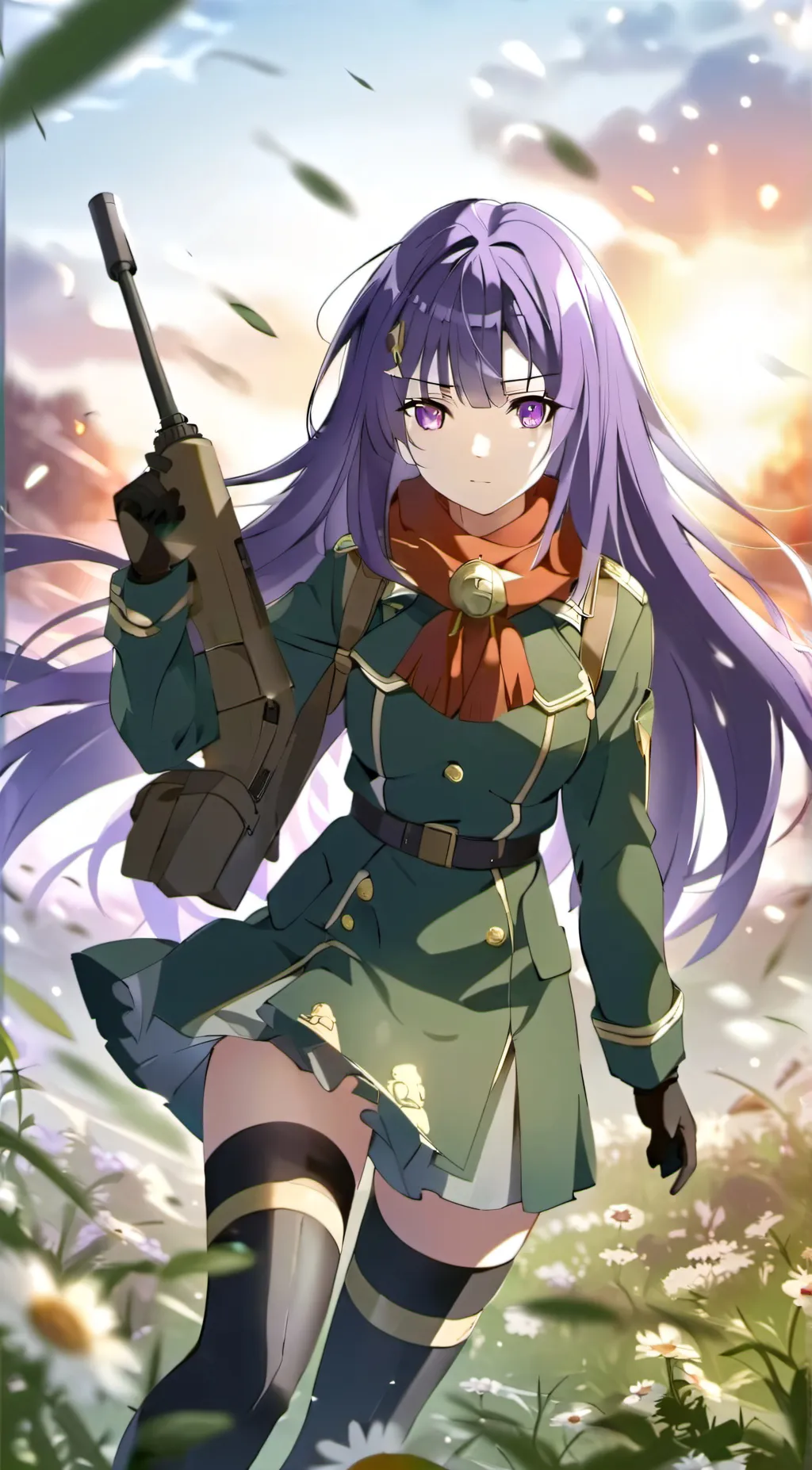 ai character: Lavender Fischer background