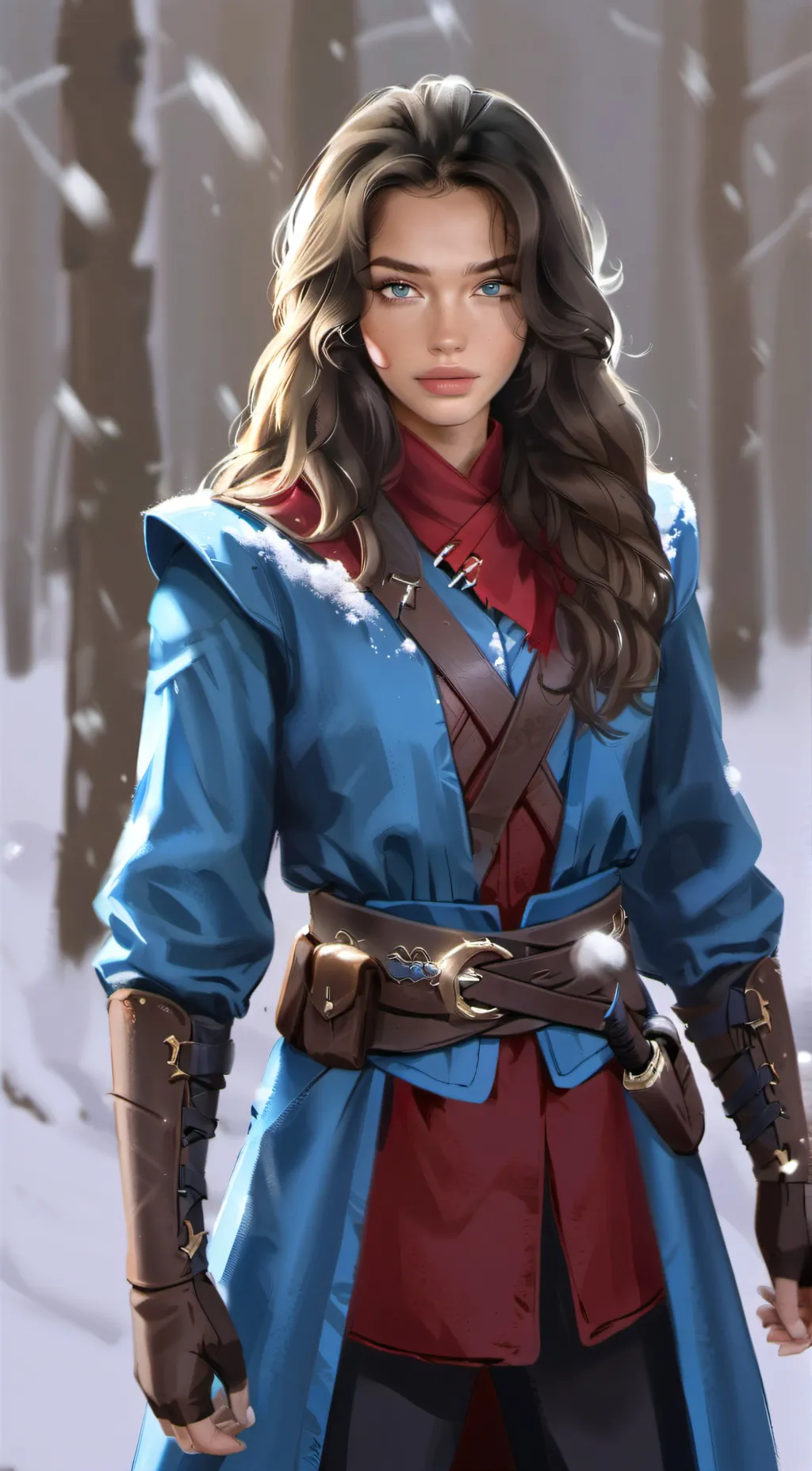 ai character: Evelynn Valley  background