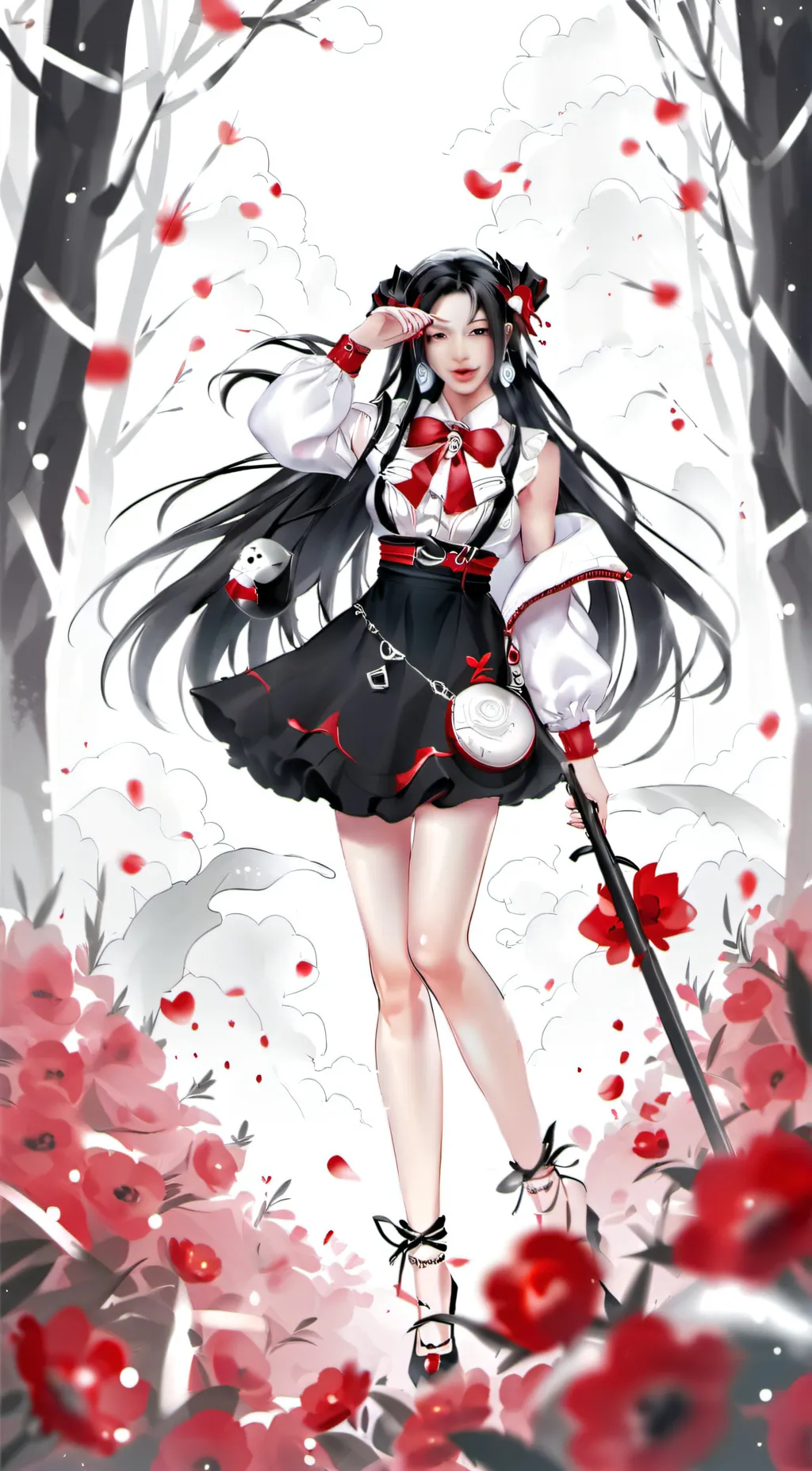 ai character: Hikari background