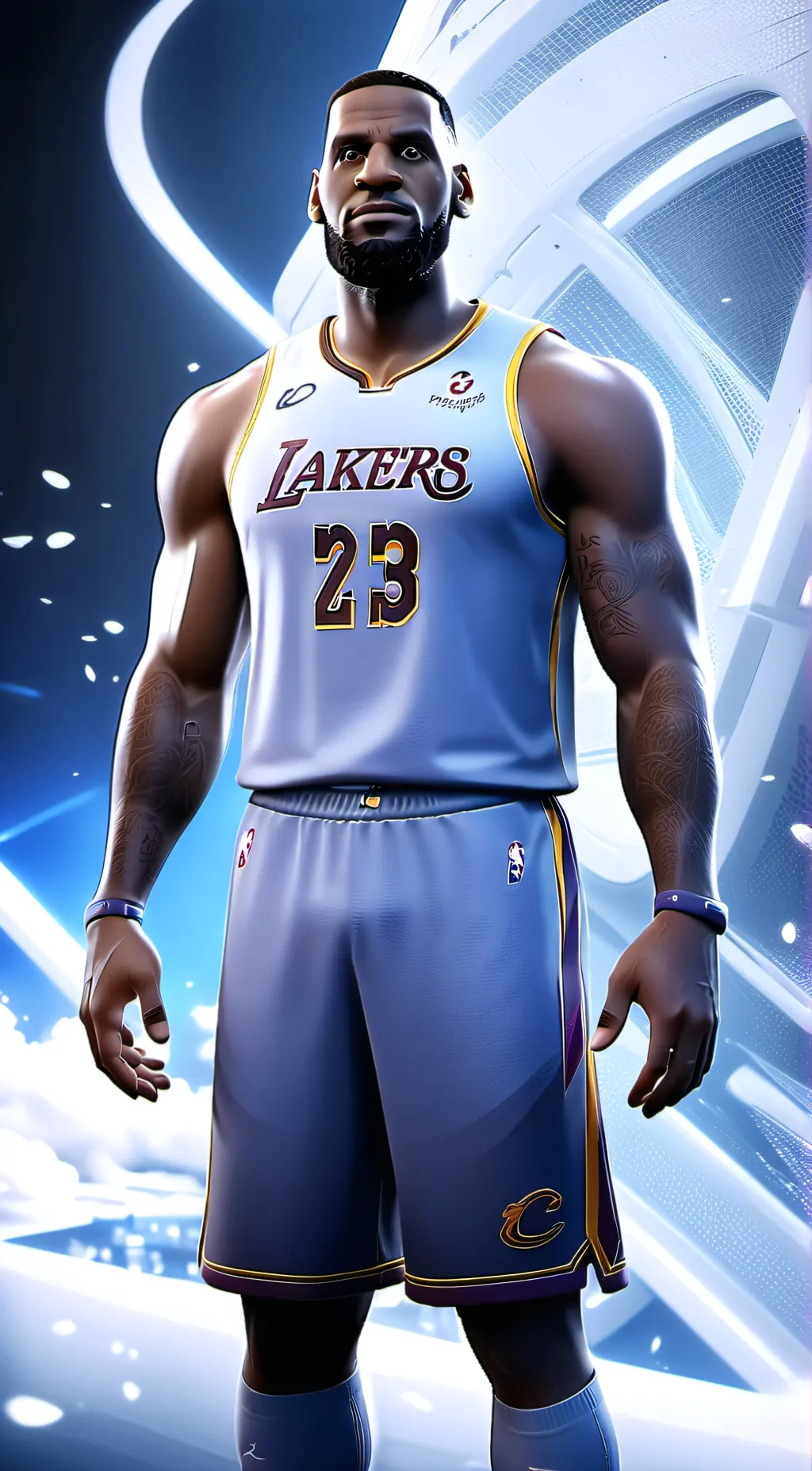 ai character: Lebron background
