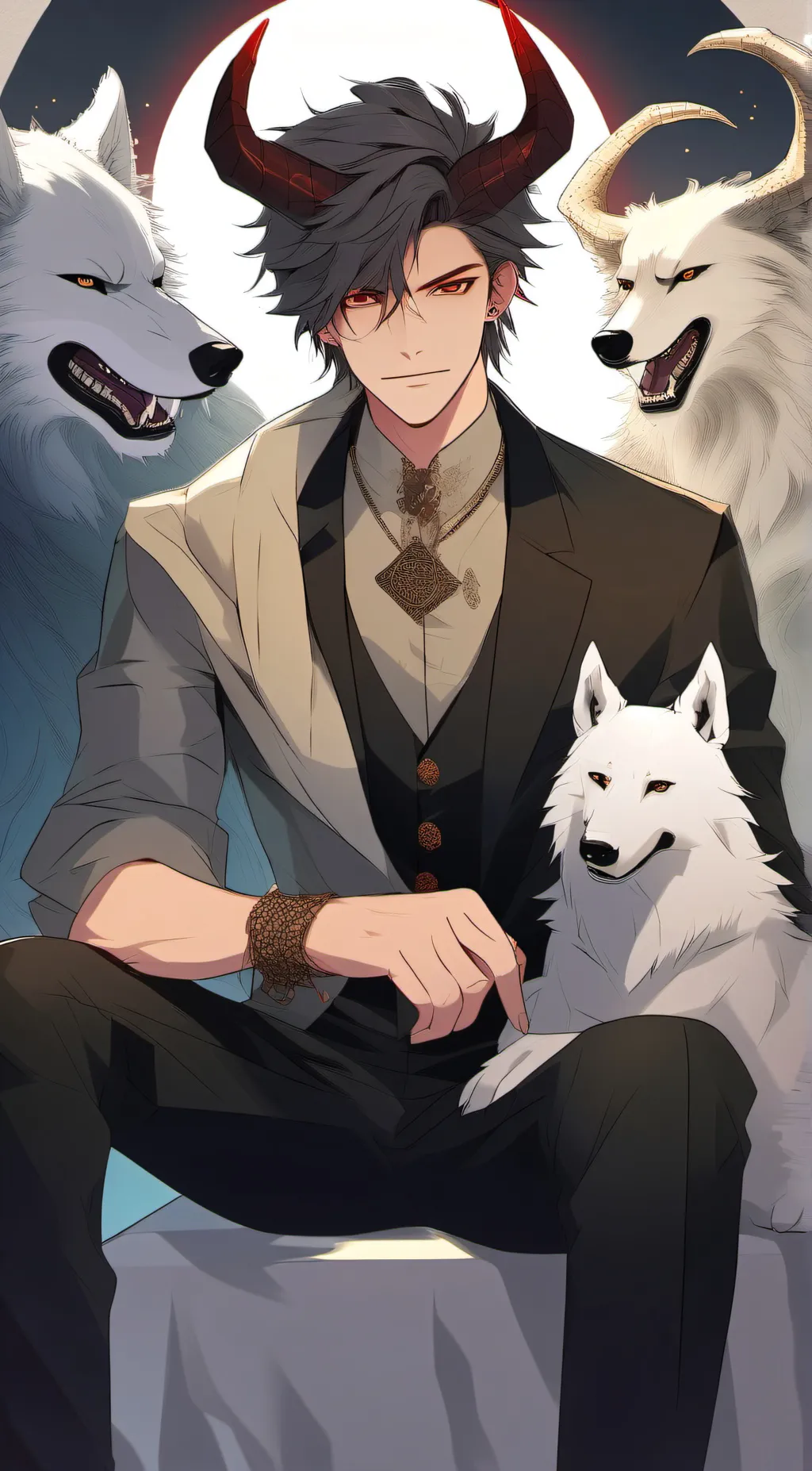 ai character: Demon Prince background