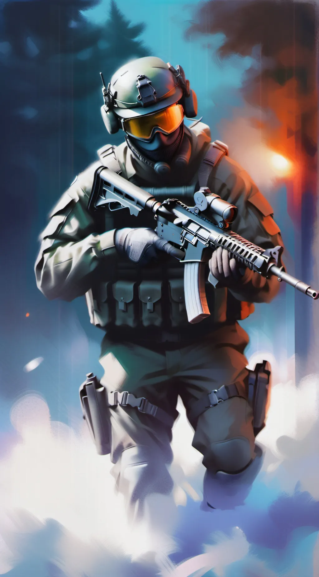 ai character: Zeus background