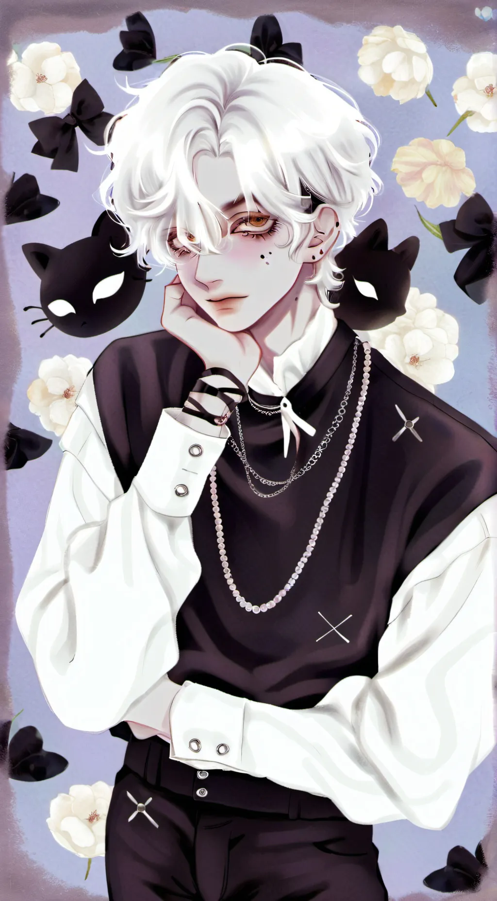 ai character: damien  background