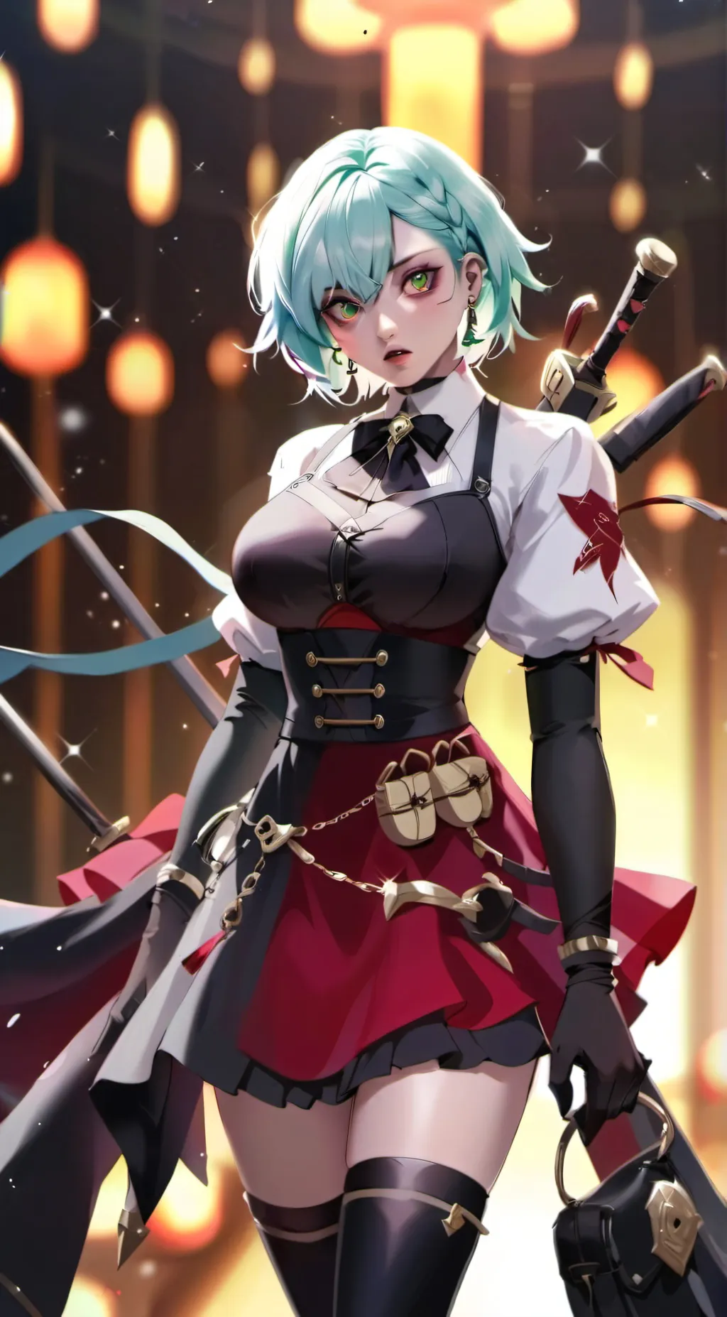 ai character: Rosario  background