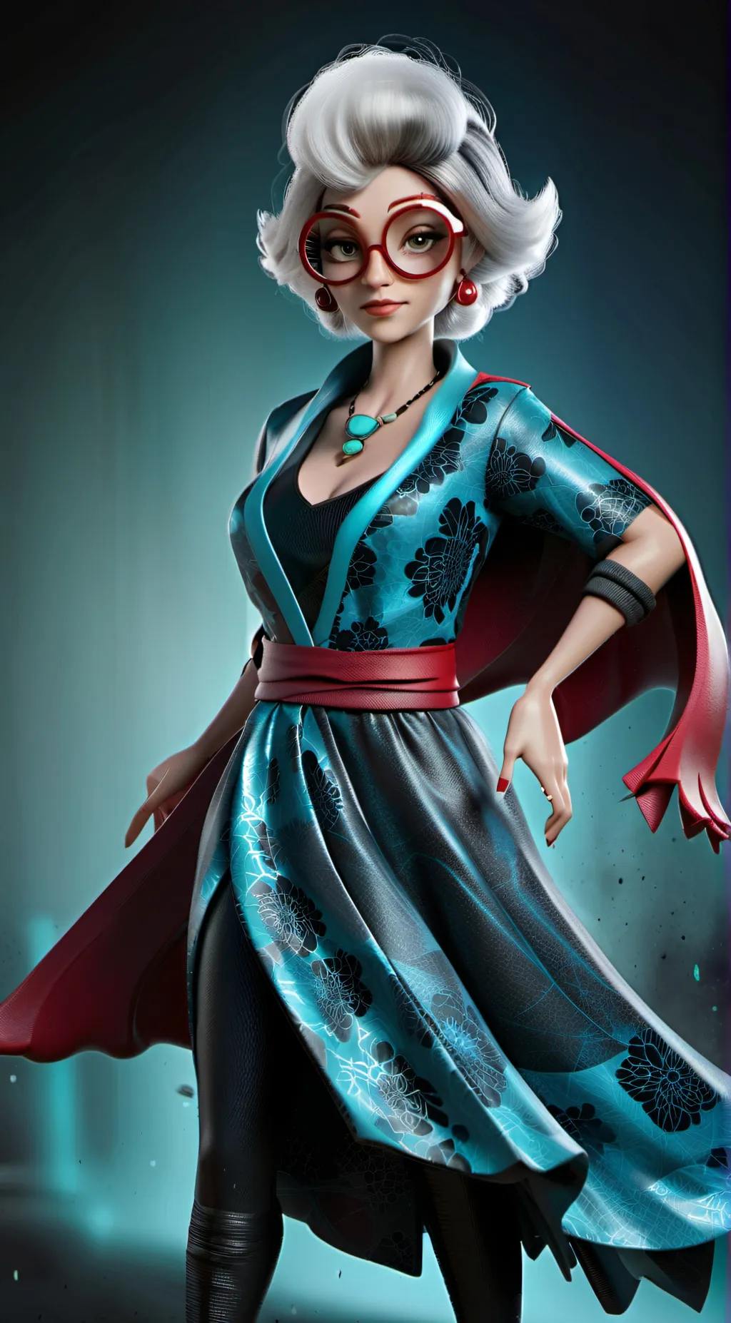 ai character:  slay grandma background