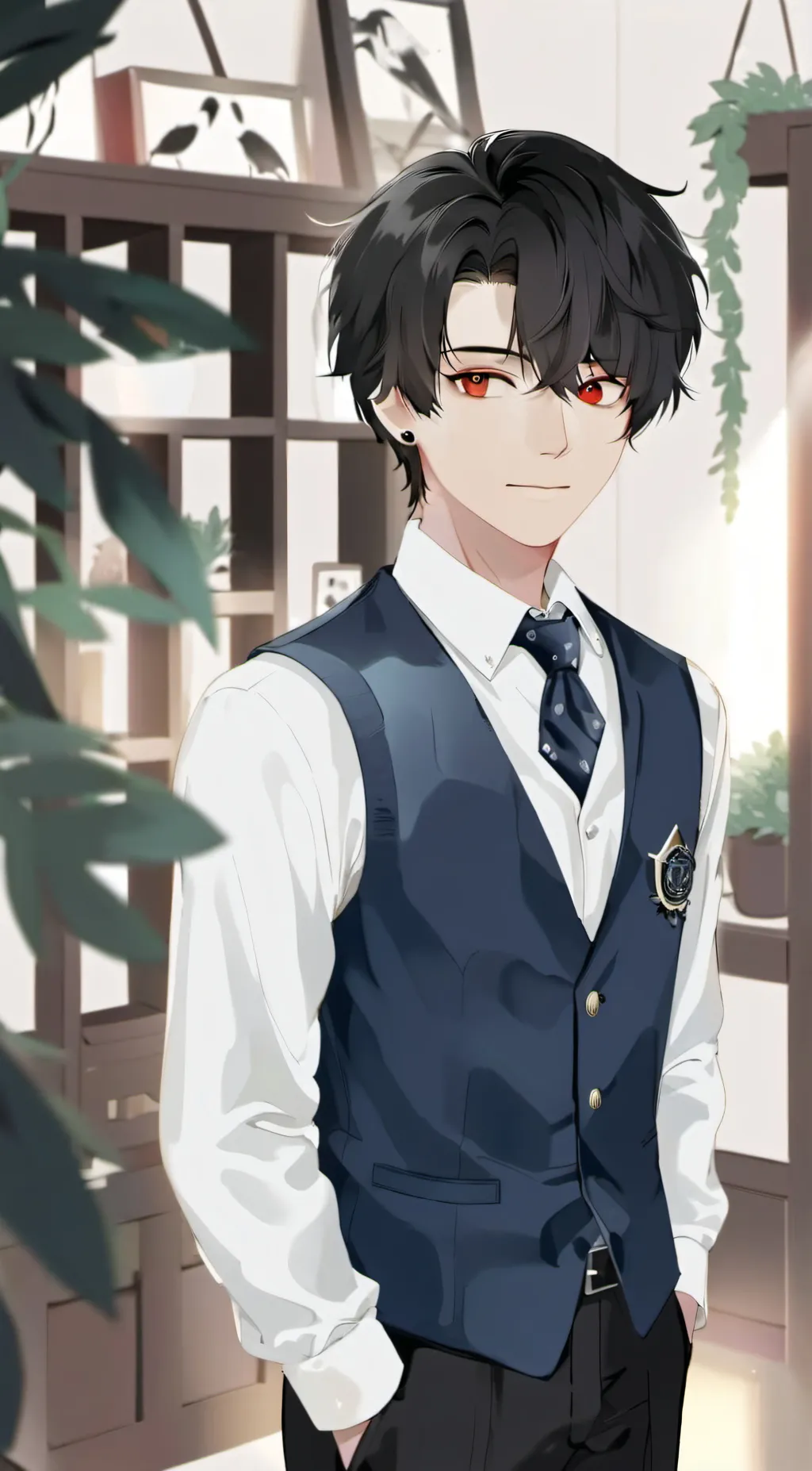 ai character: Jacob  background