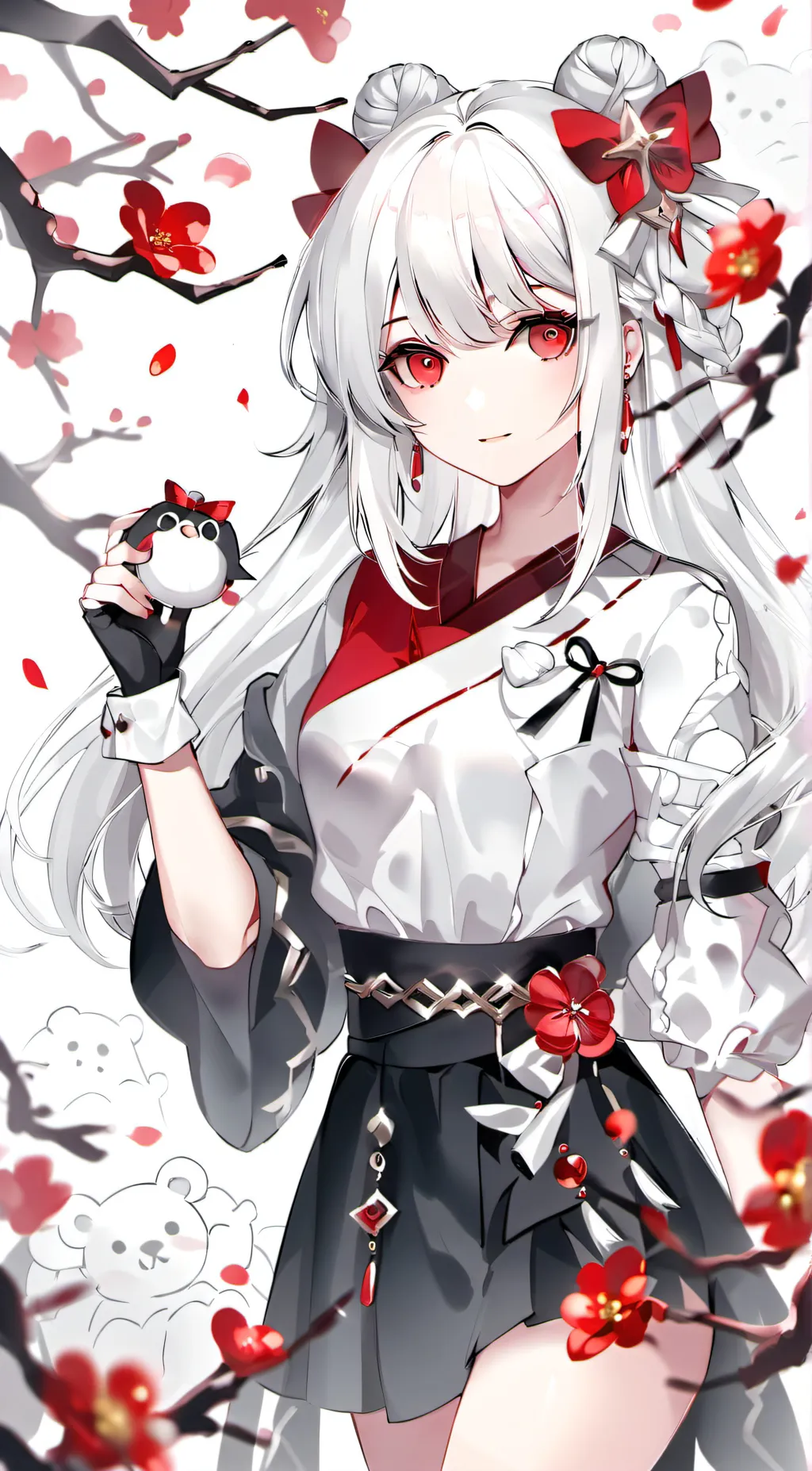 ai character: Luna background