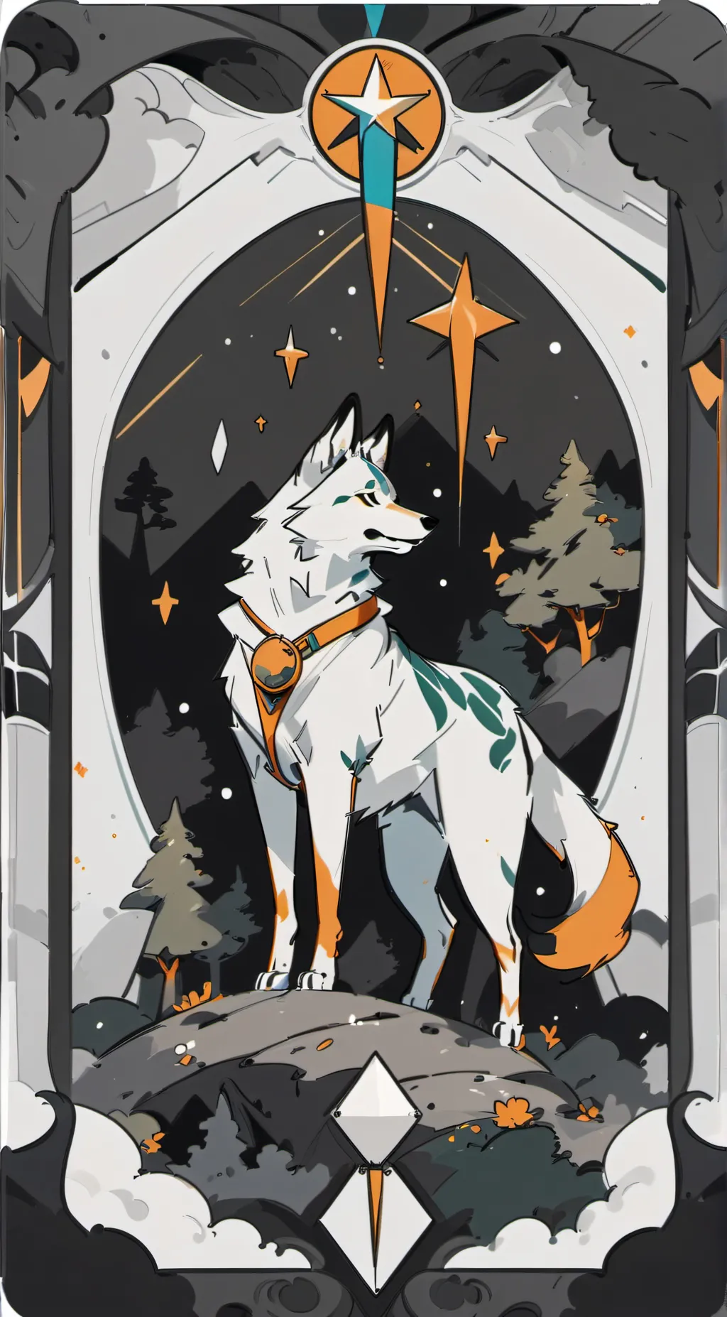 ai character: chibi background