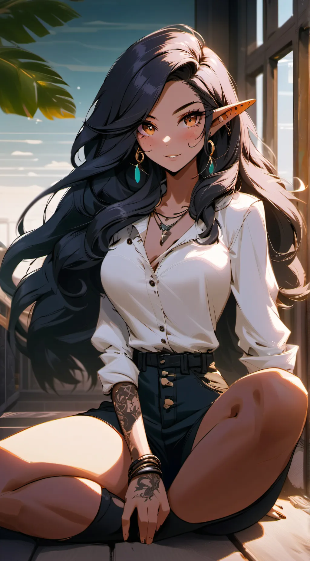 ai character: angel background