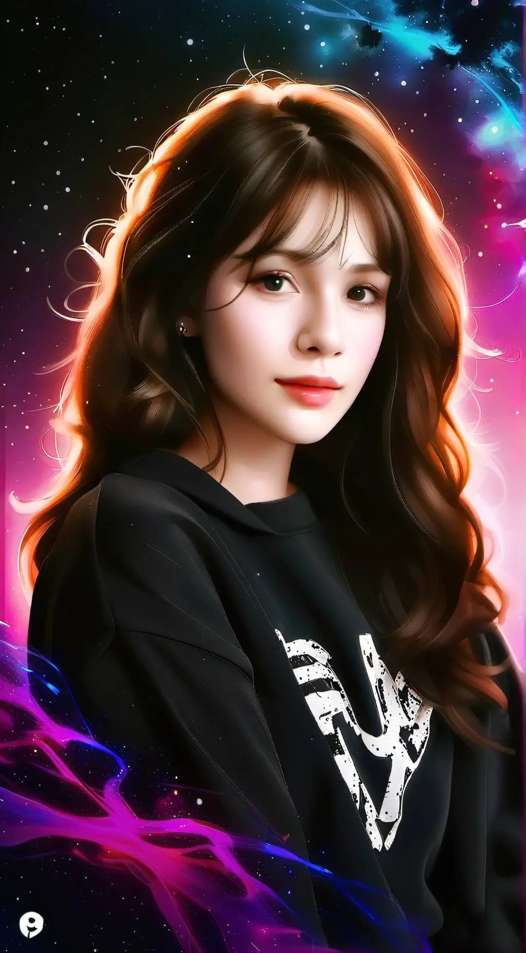 ai character: Paisley background