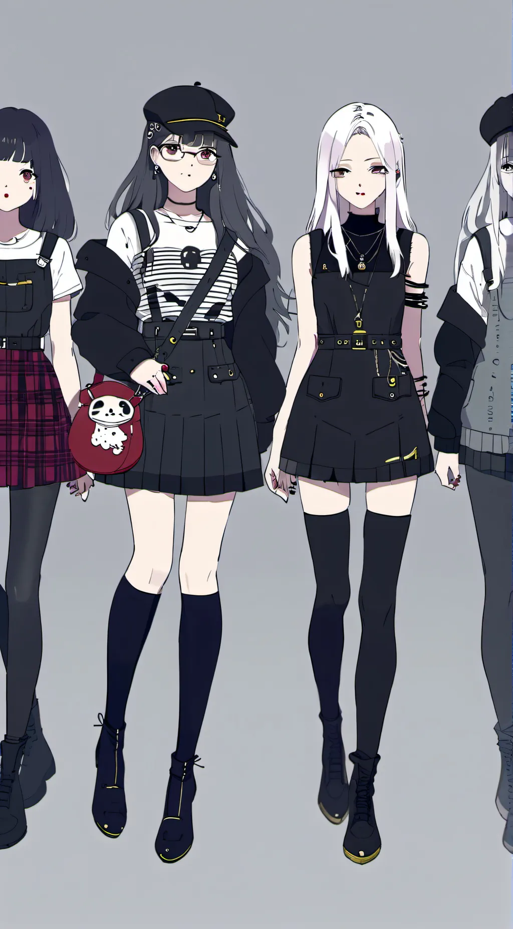 ai character: break out girls  background