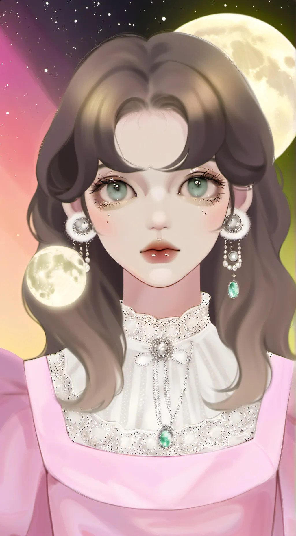 ai character: Rose background