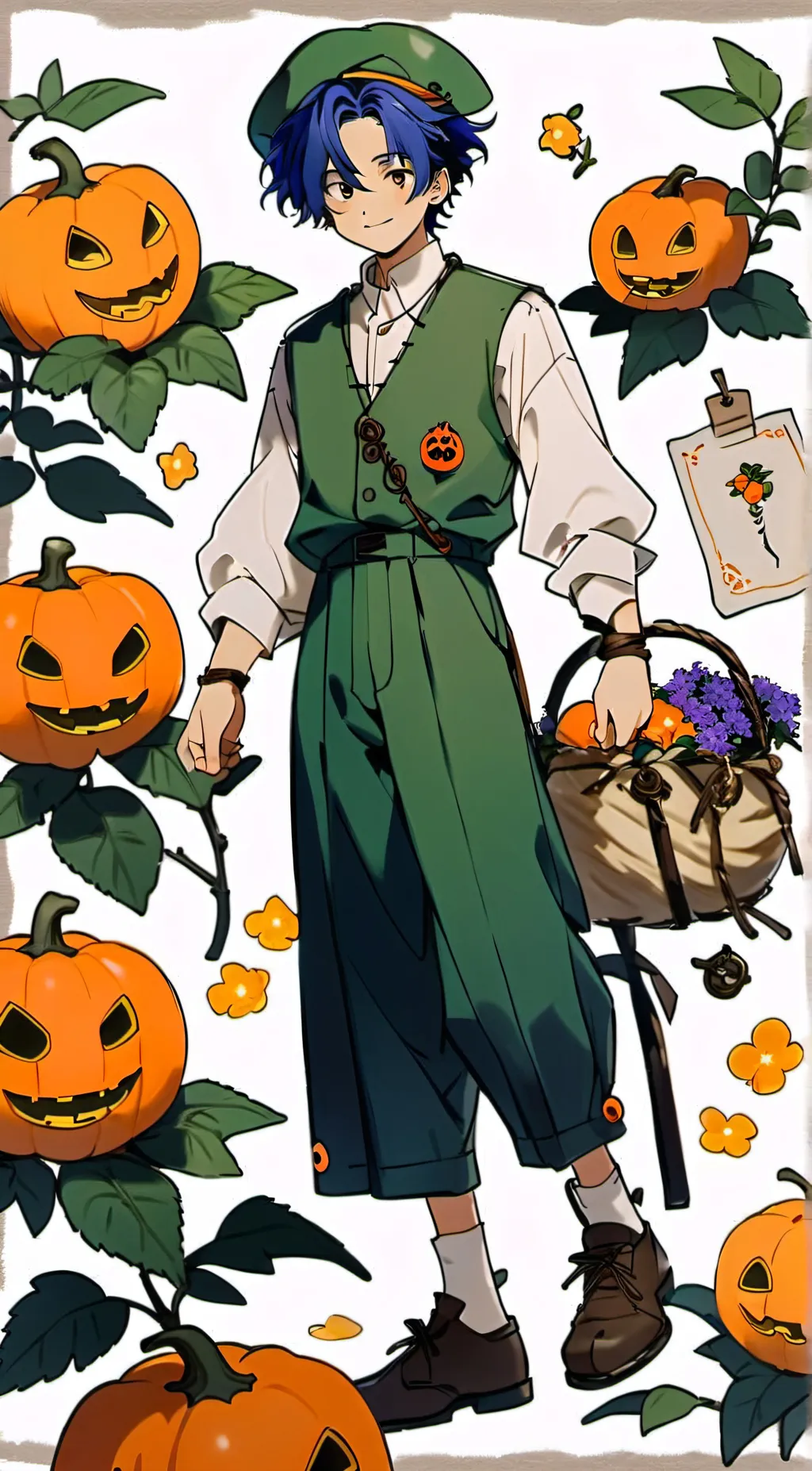 ai character: jack o moon background