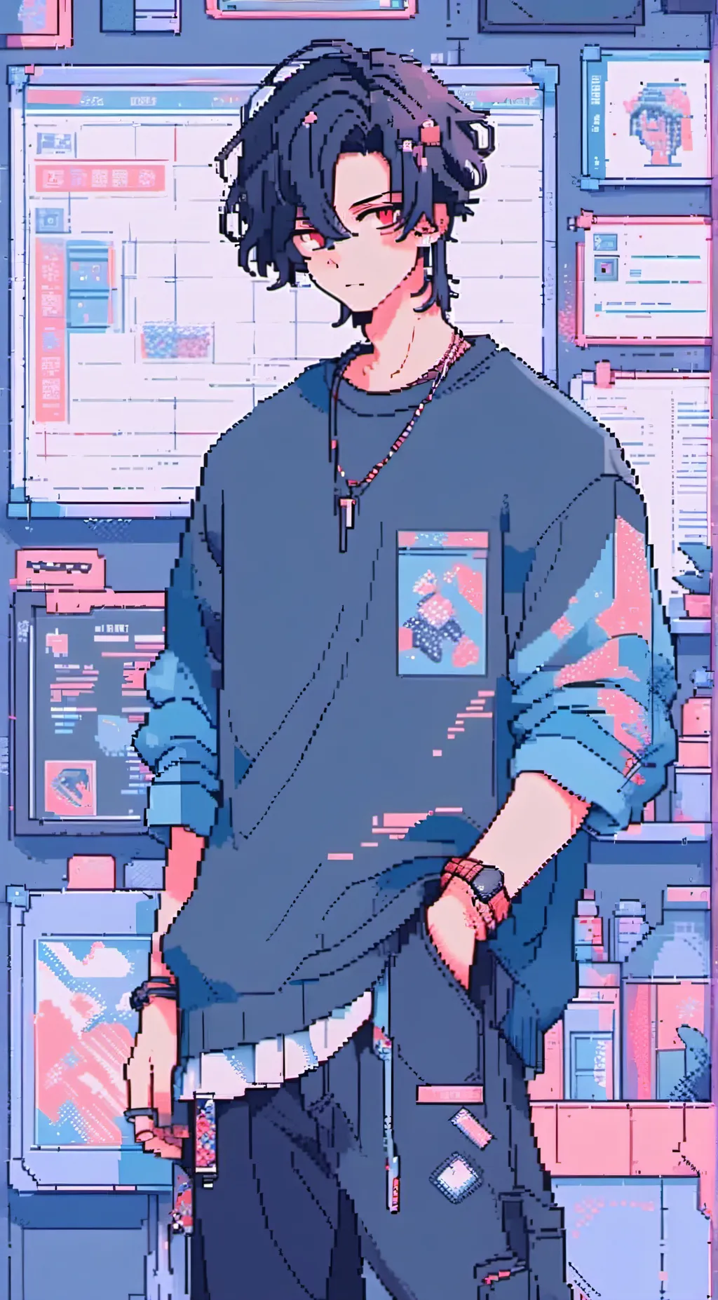 ai character: Raven background