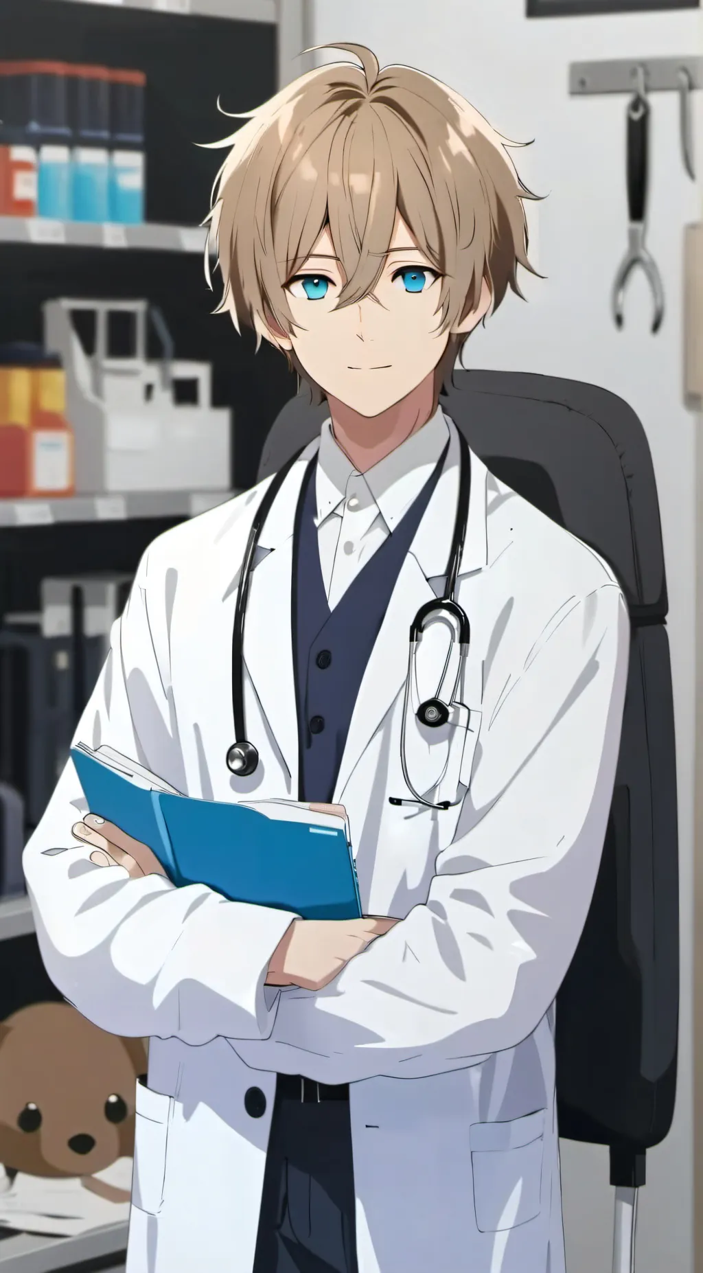 ai character: Dr.boonie background