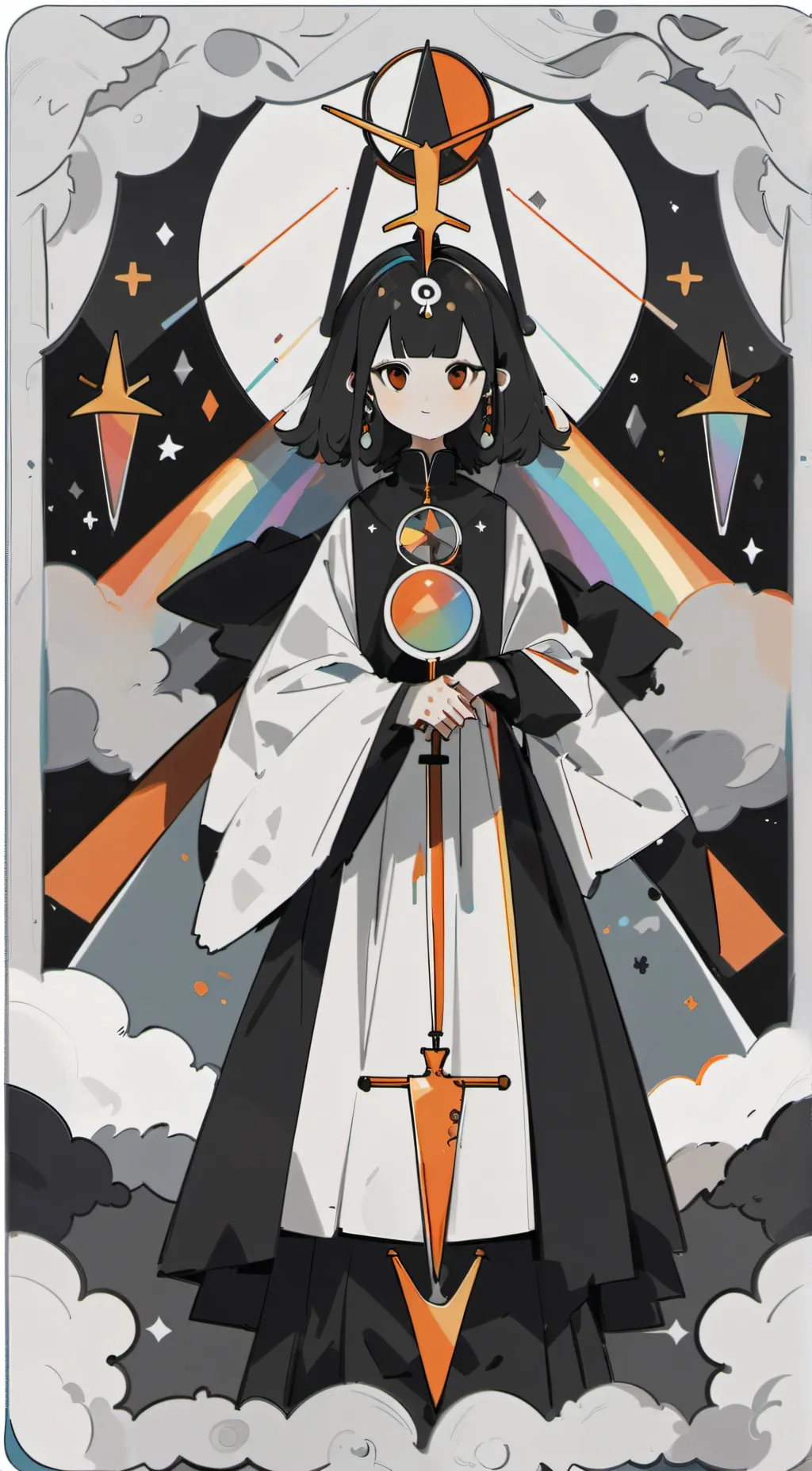 ai character: <Rainbow Friends> background