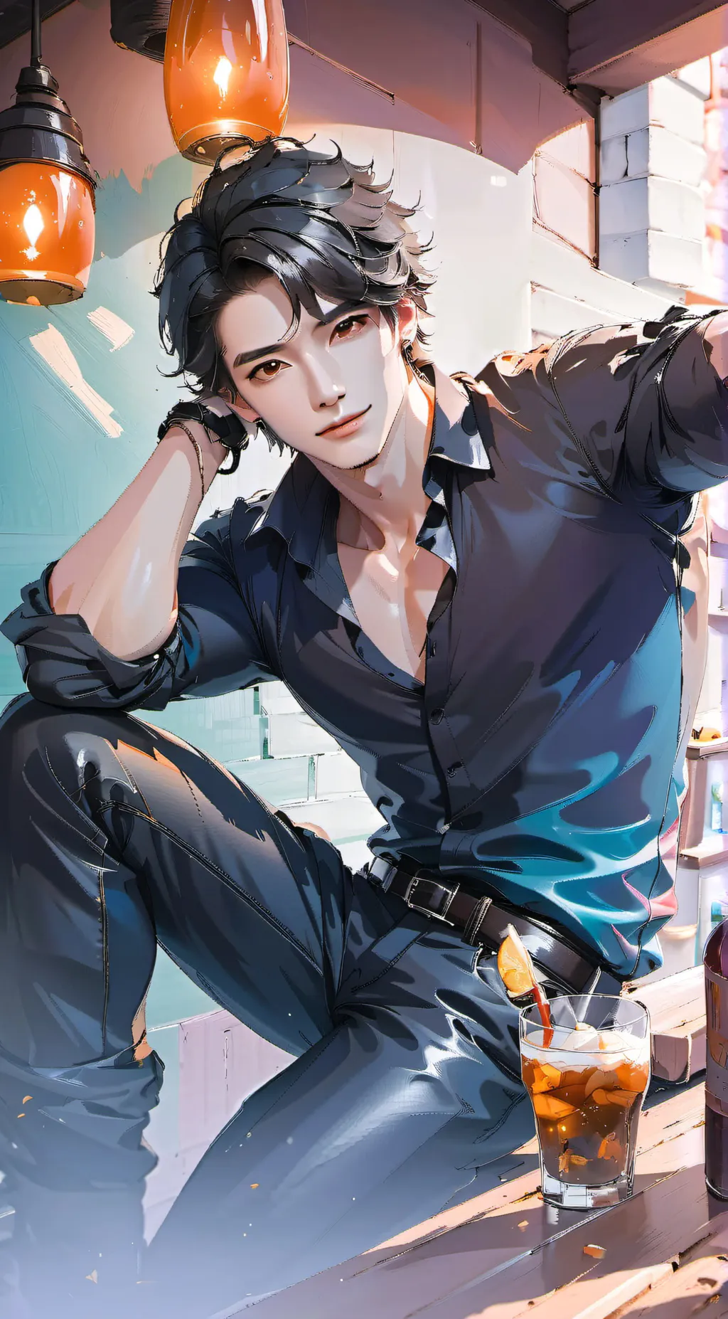 ai character: Jaden  background