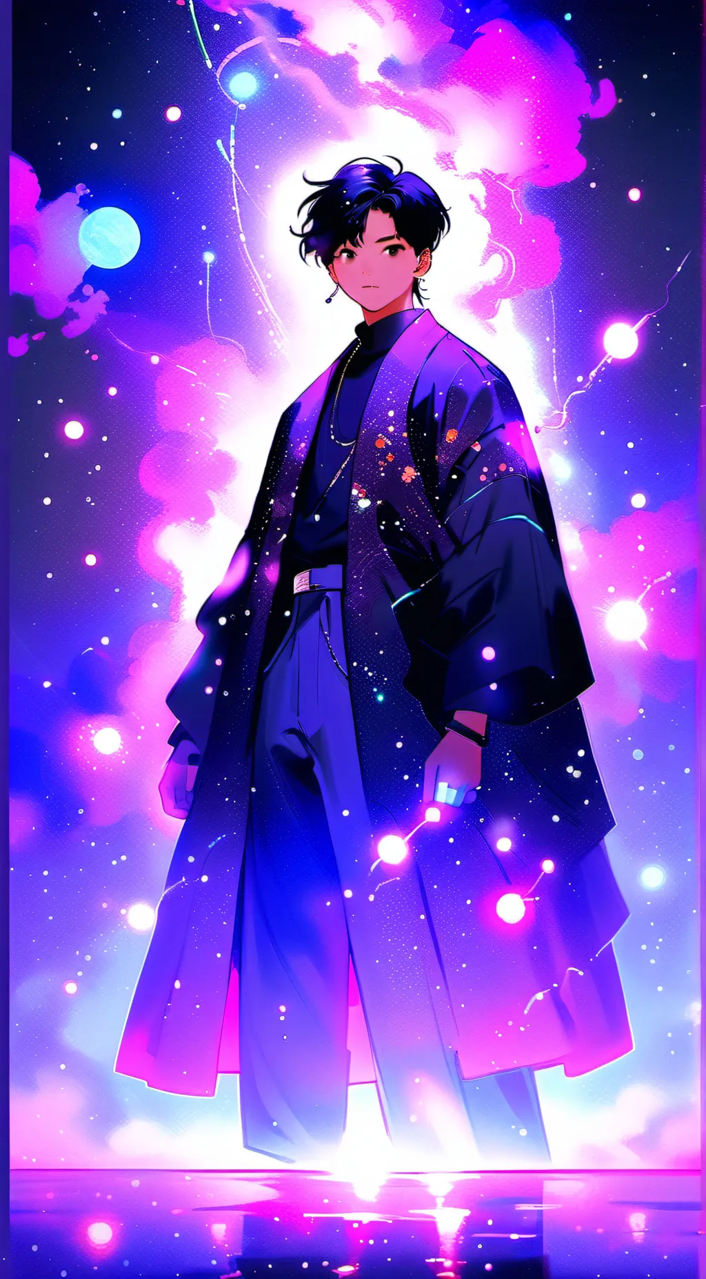 ai character: Lucas  background