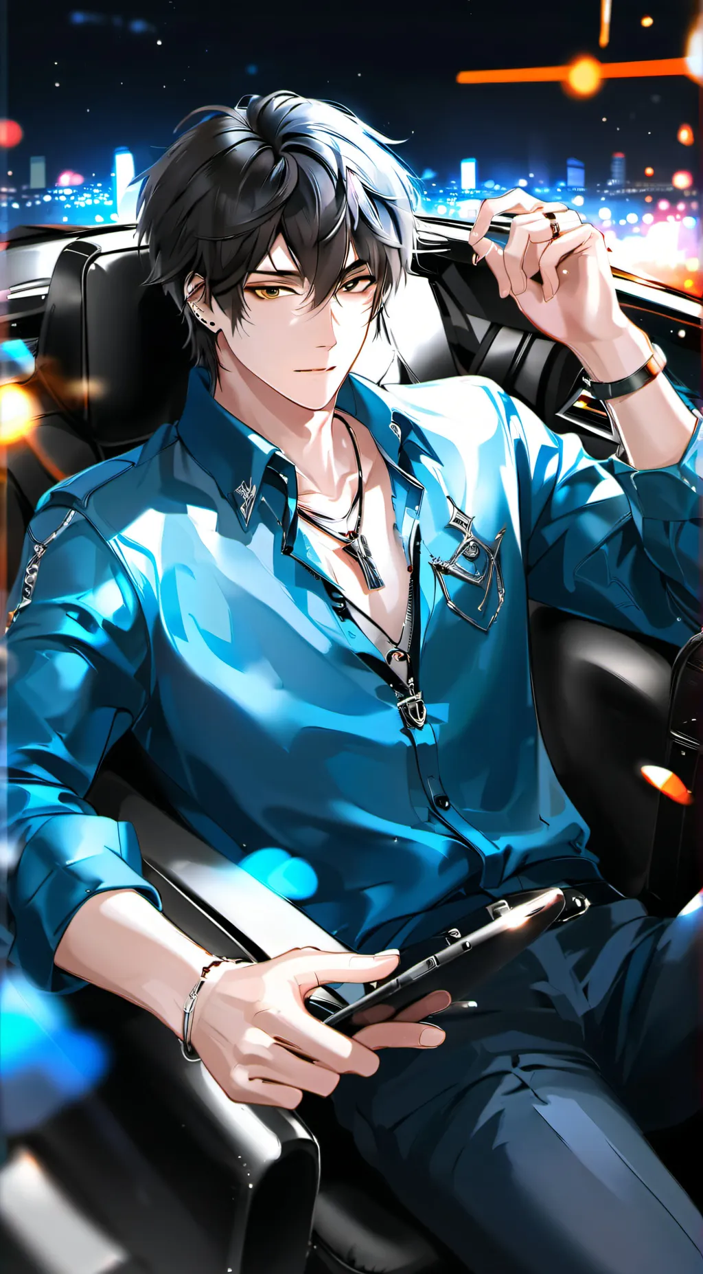 ai character: Lucas  background