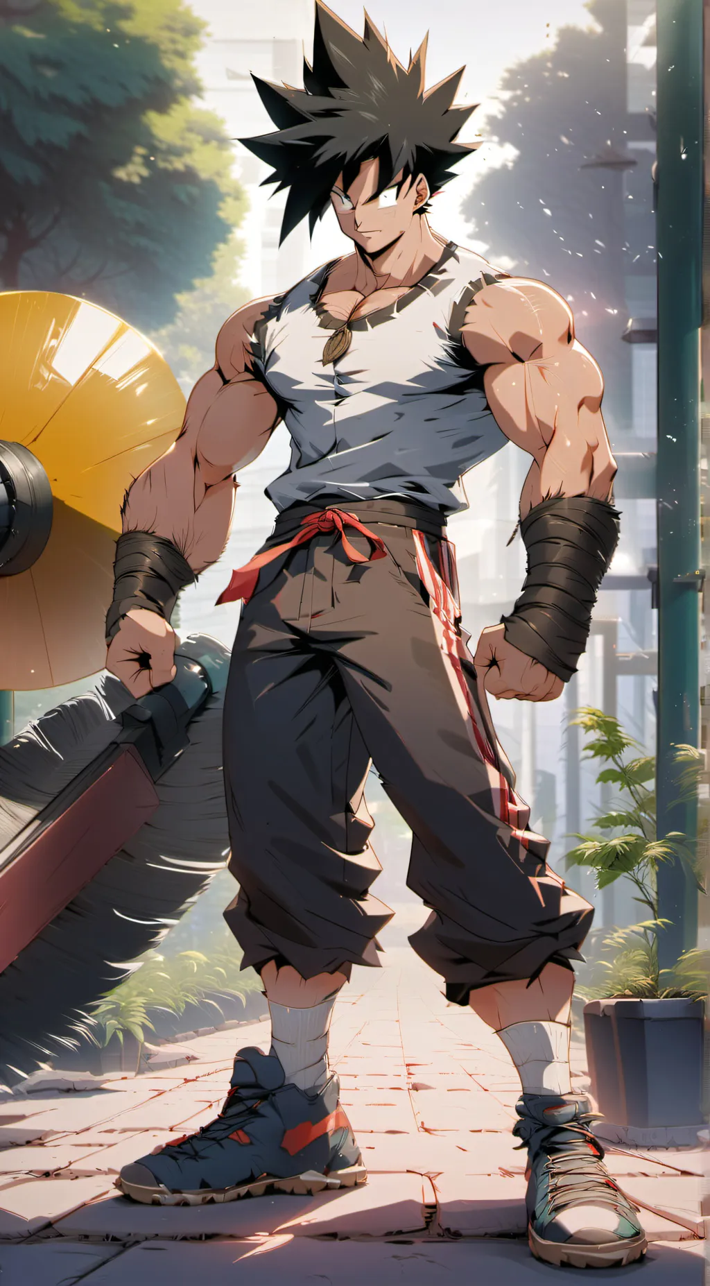 ai character: Son Goku background