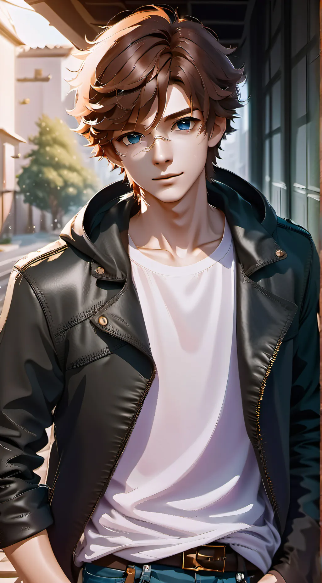 ai character: Damian  background