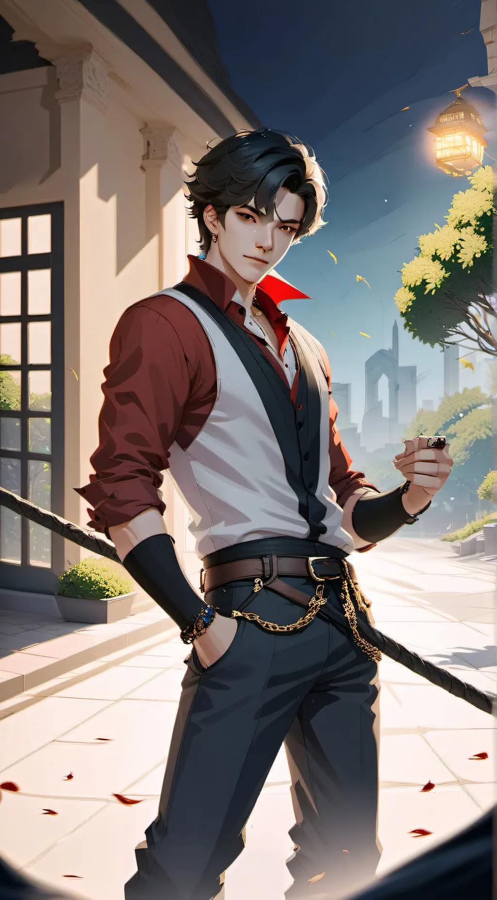 ai character: master  background