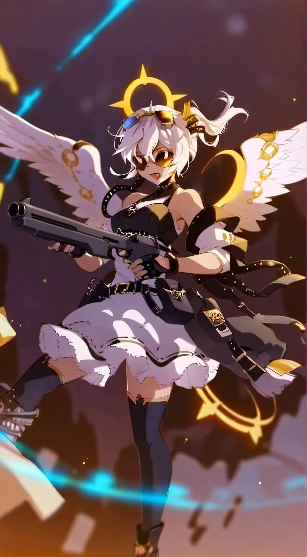 ai character: HH Vs MurderDrones background