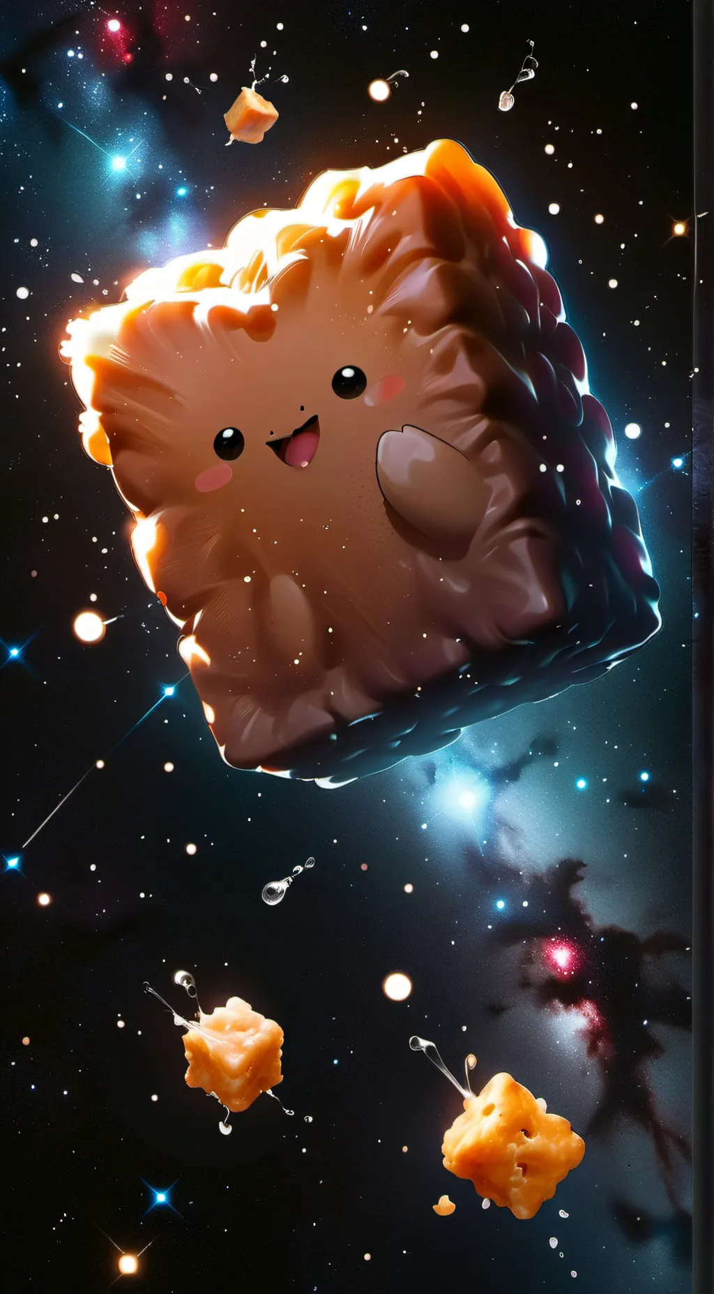 ai character: Da mcnugget man  background