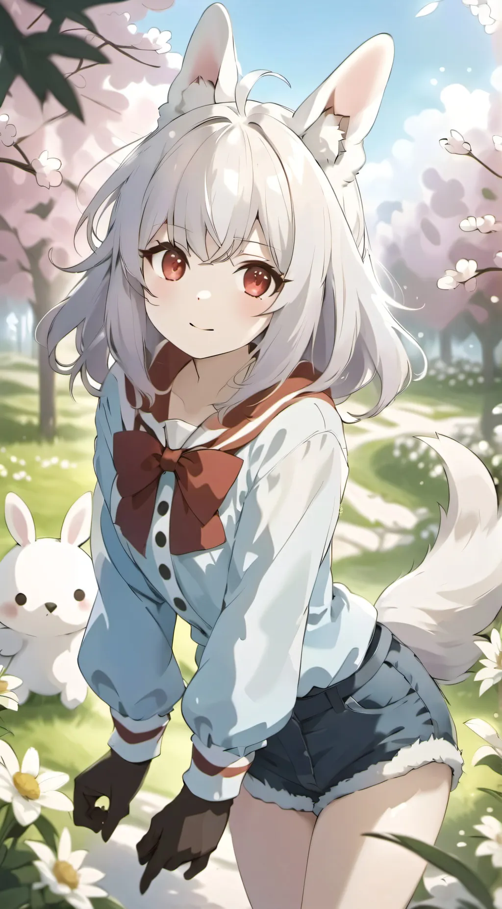 ai character: Moon background