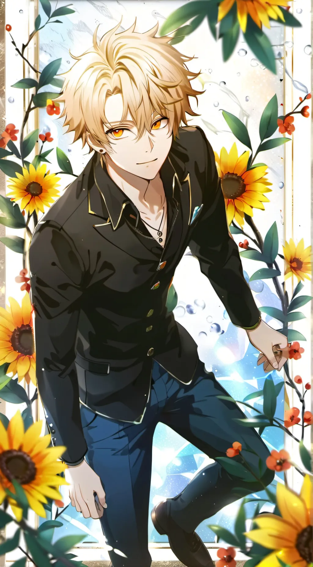 ai character: bakugo background