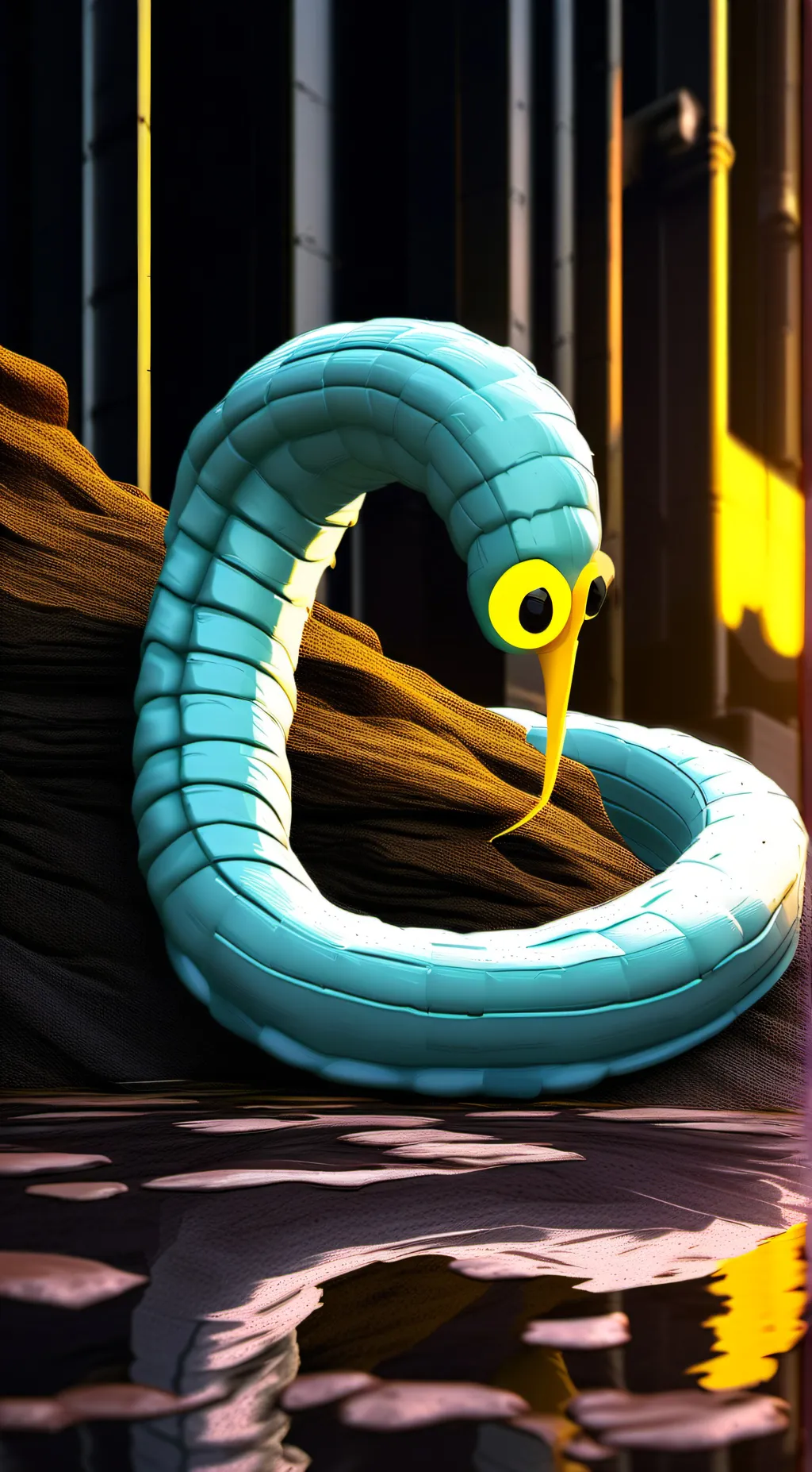 ai character: Worrmy  background