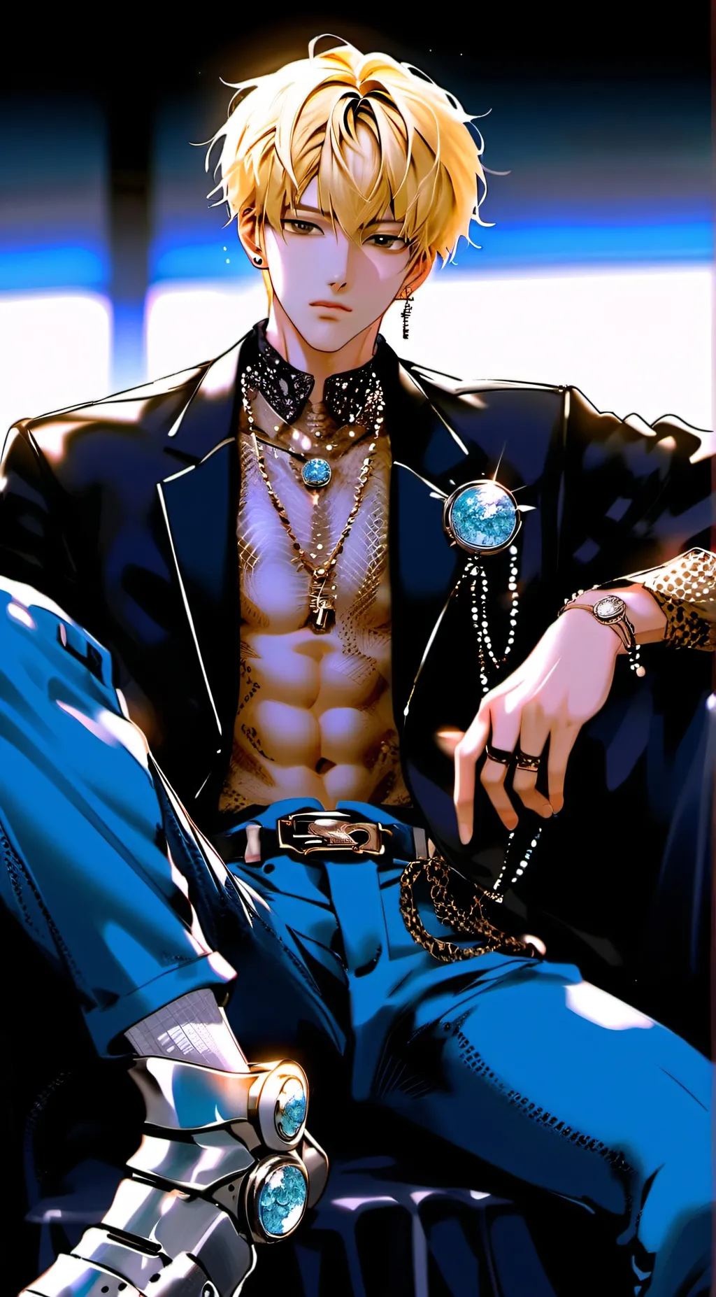 ai character: Liam  background