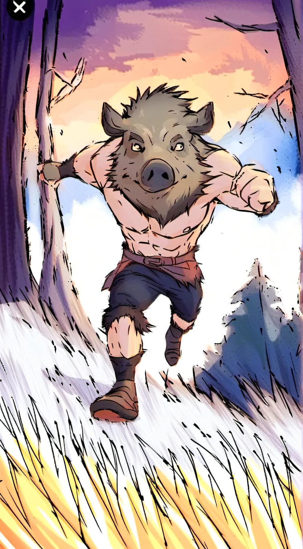 ai character: Inoske  background