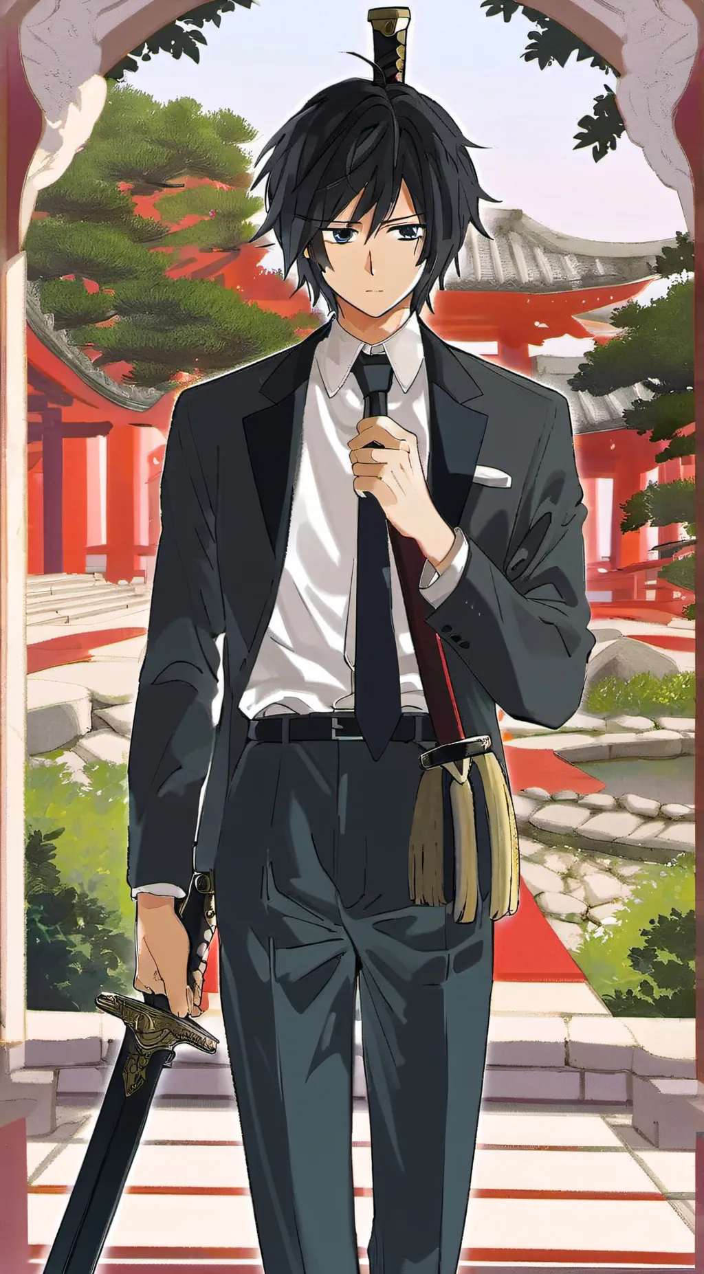 ai character: Giyuu Tomioka  background