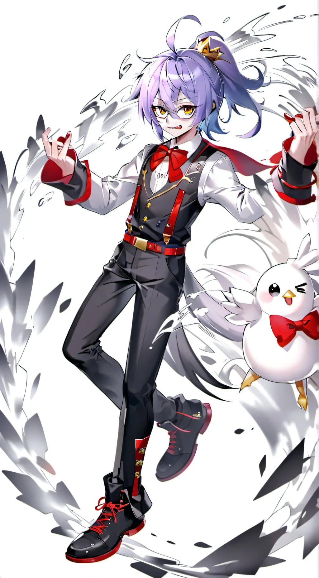 ai character: Luna background